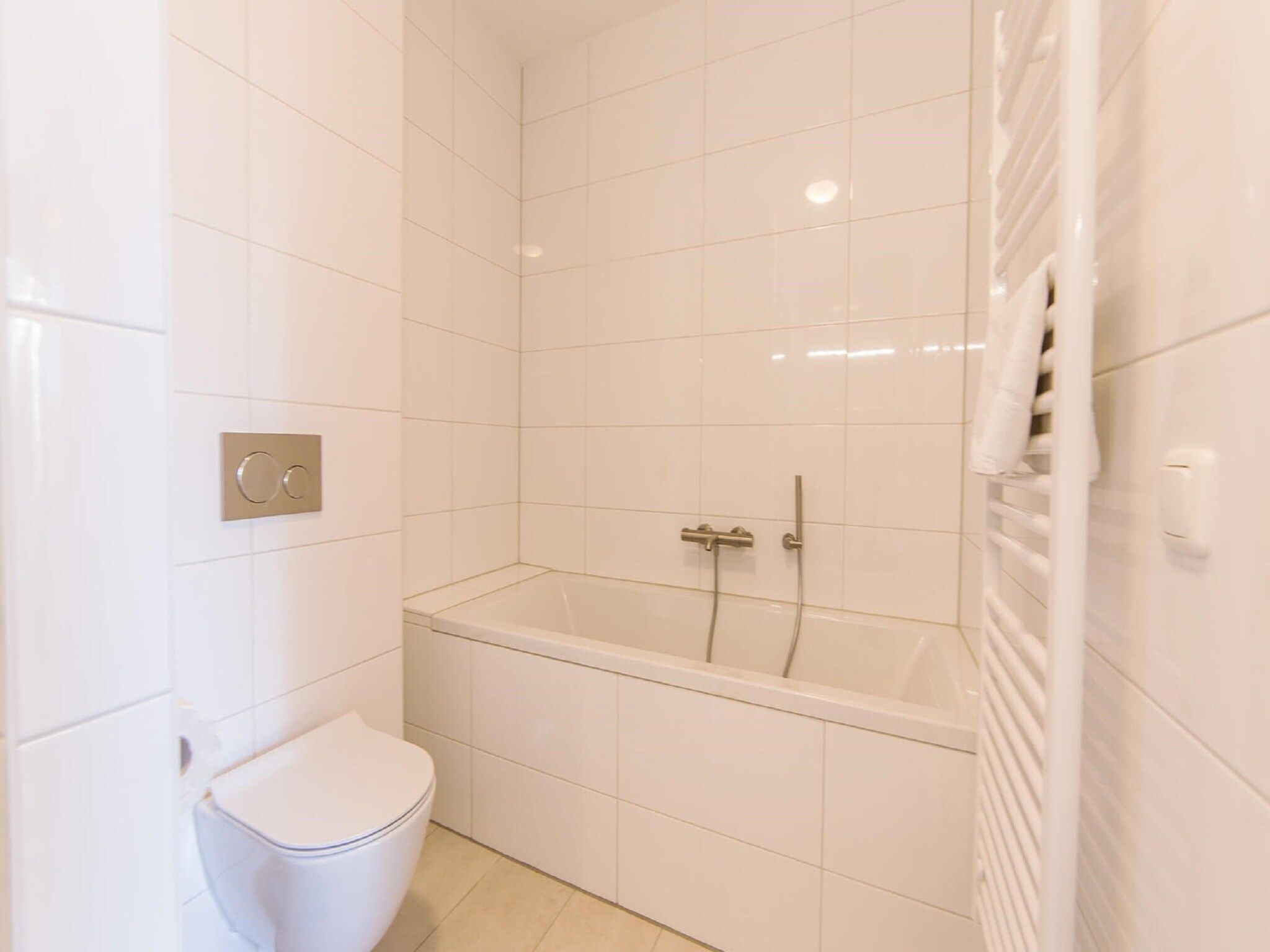 De badkamer van Resort Maastricht 27 in Maastricht