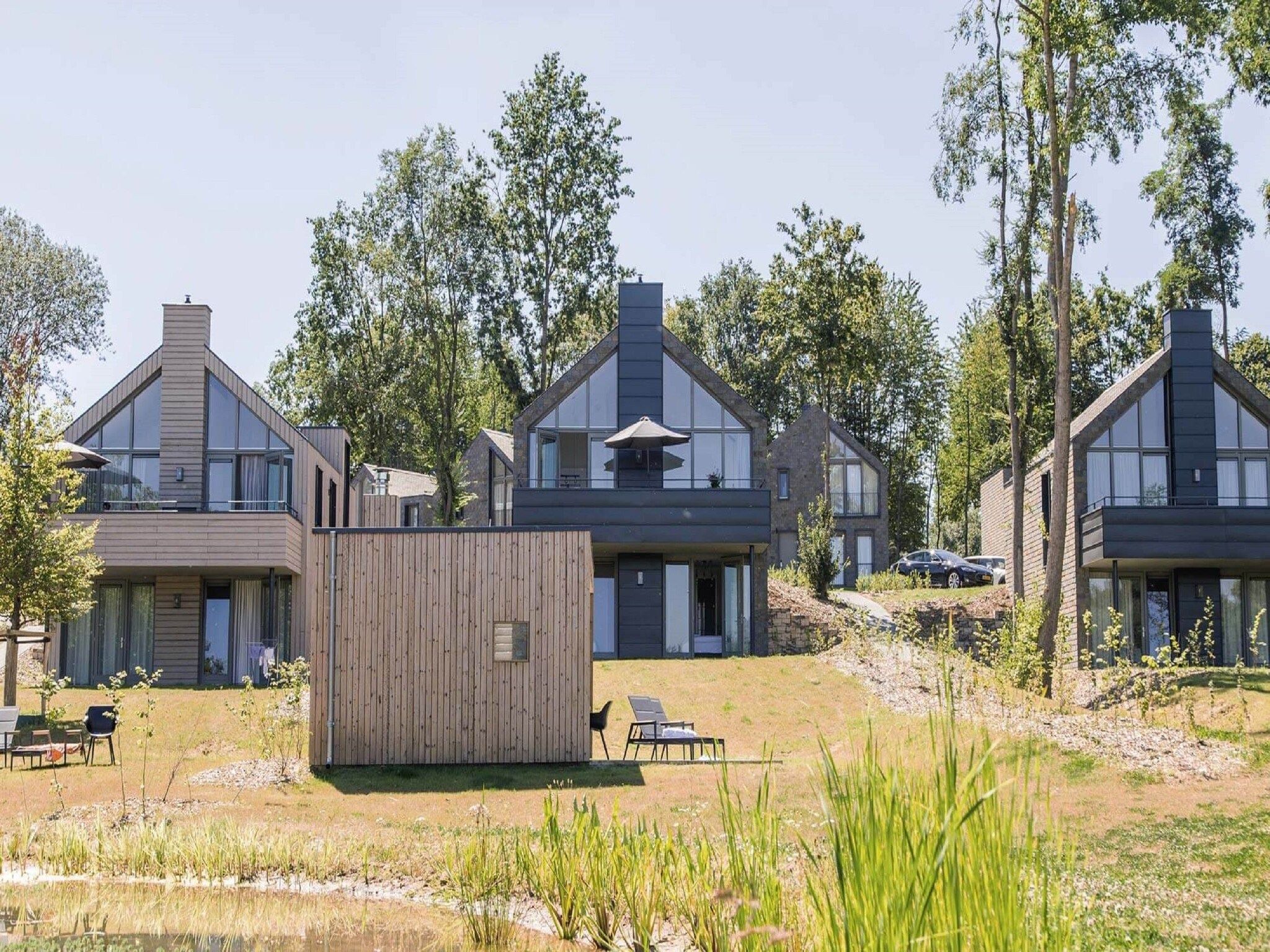 De buitenkant van Resort Maastricht 27 in Maastricht