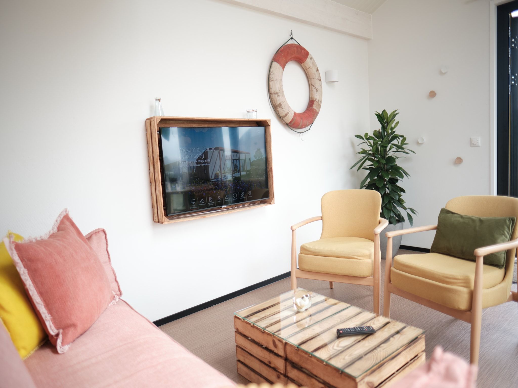 De woonkamer van Resort Callantsoog 2 in Callantsoog