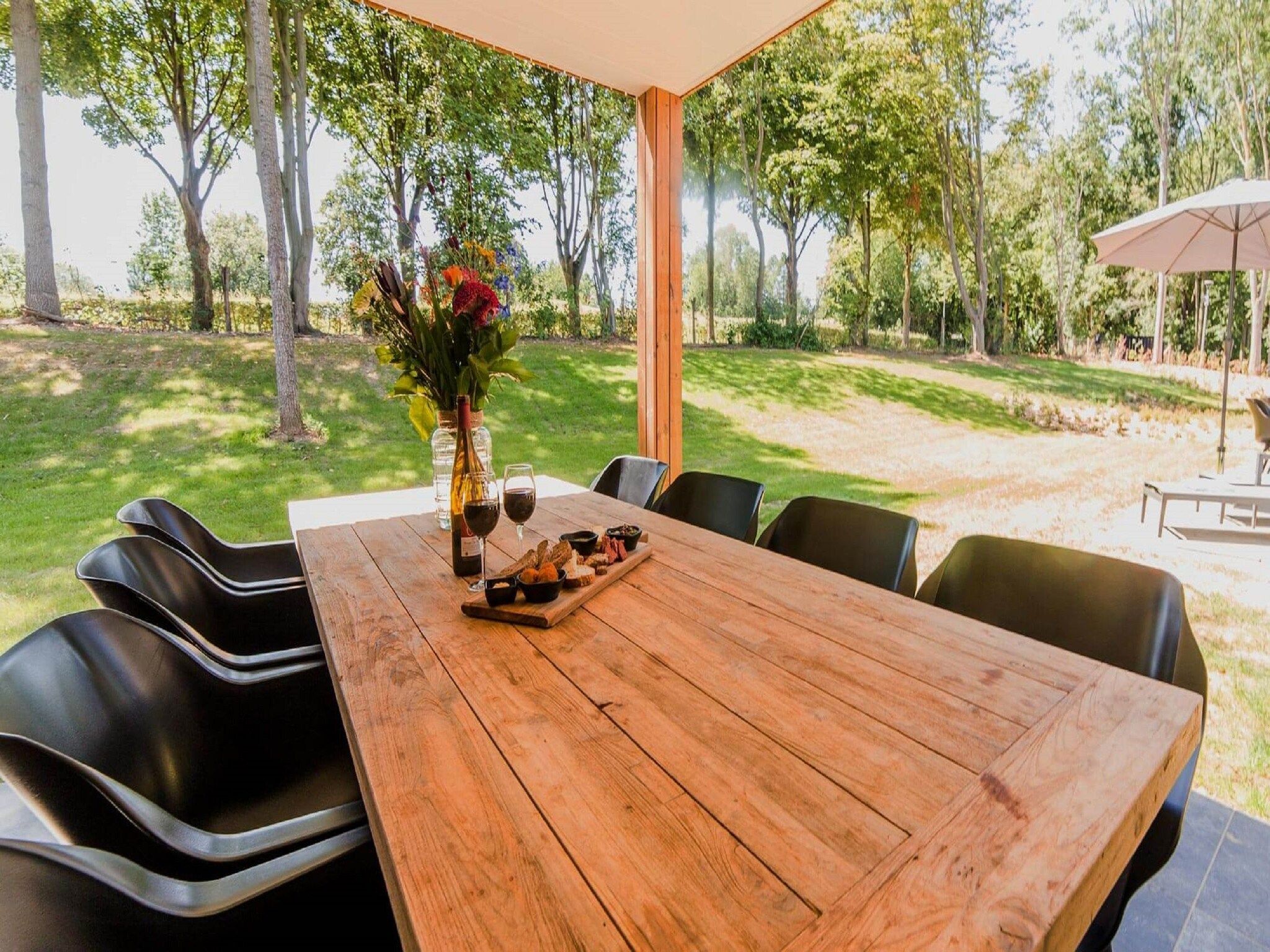 Het terras van Resort Maastricht 29 in Maastricht