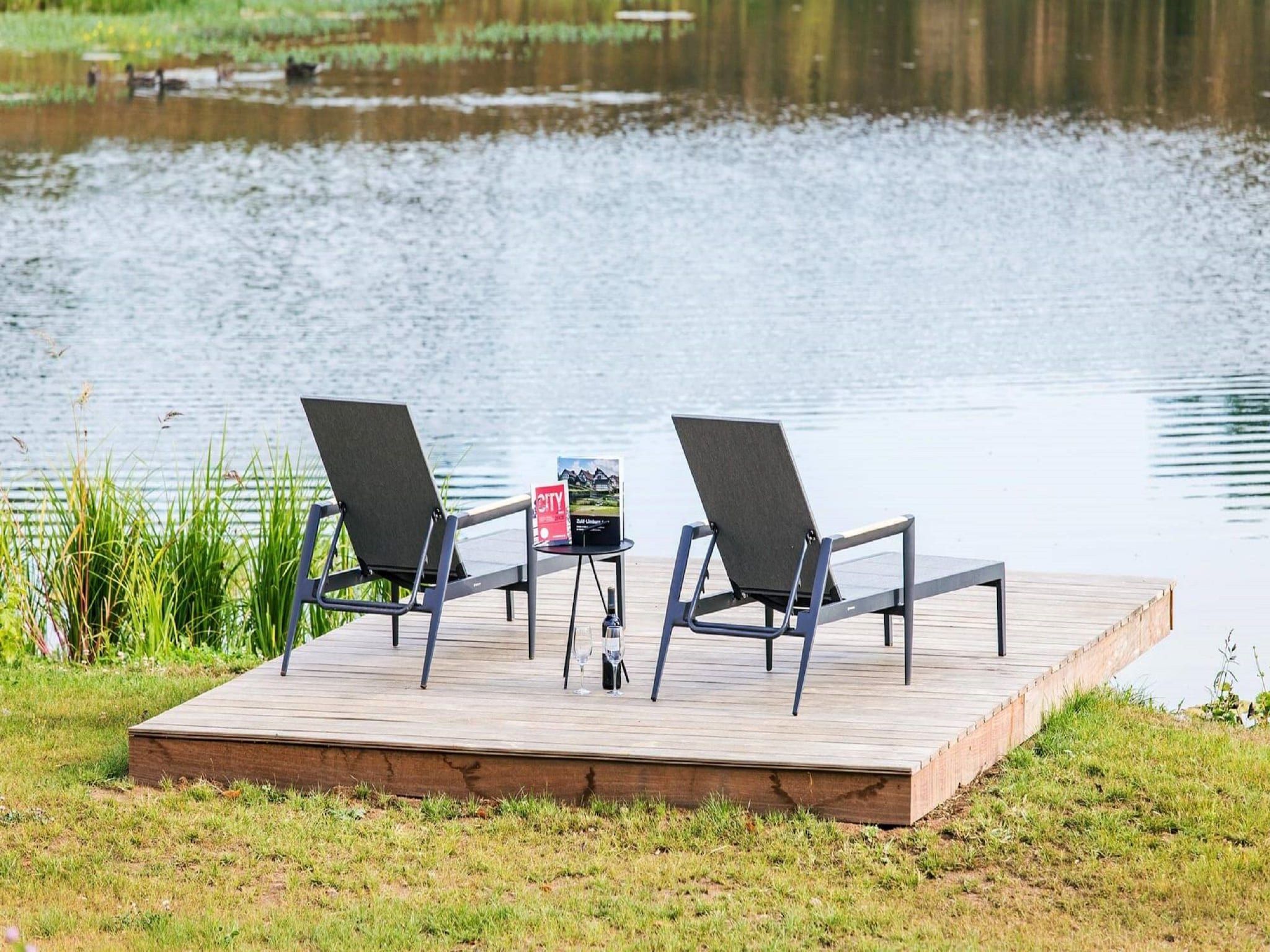 Het terras van Resort Maastricht 31 in Maastricht