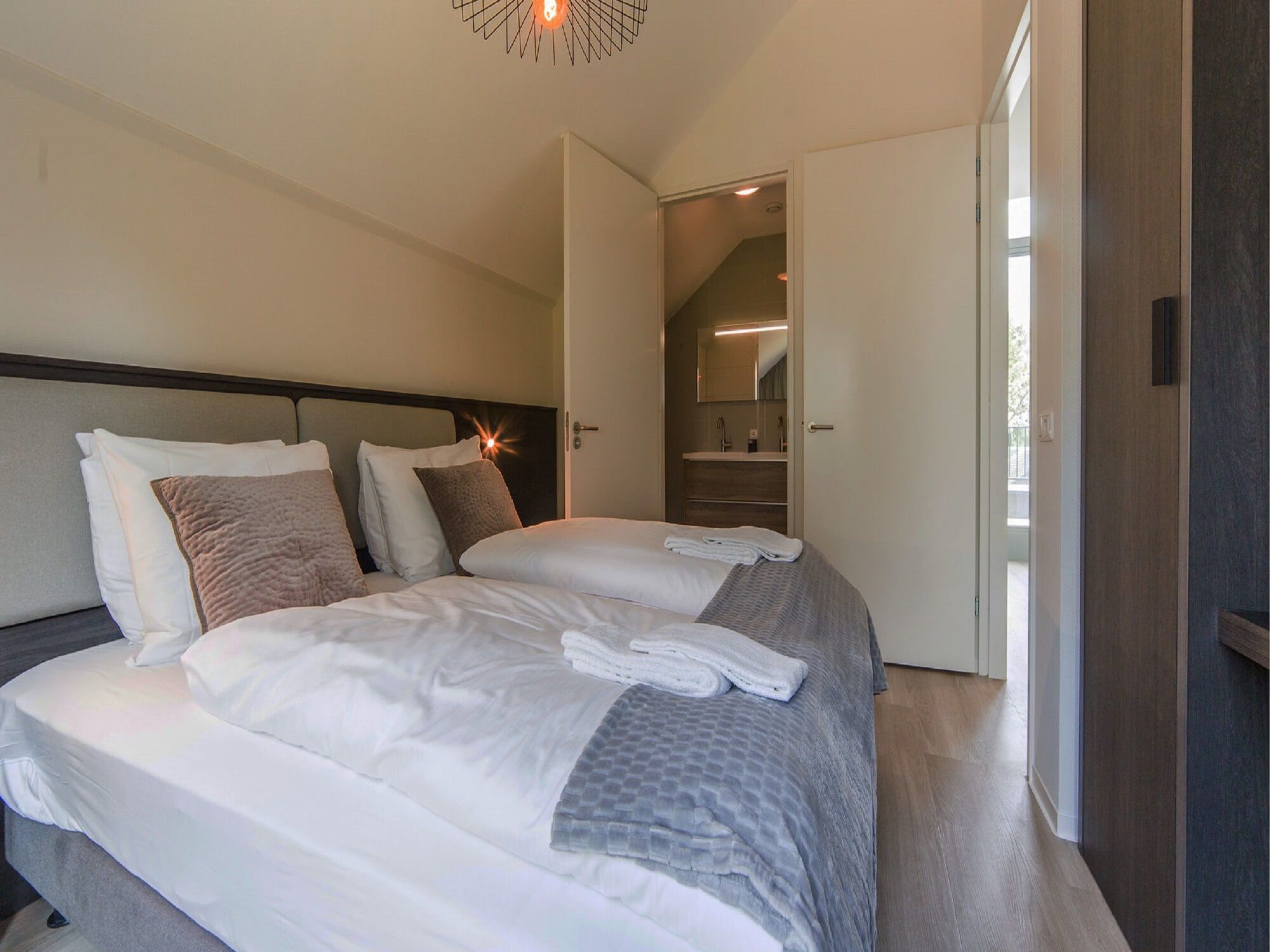 Een slaapkamer van Resort Maastricht 31 in Maastricht