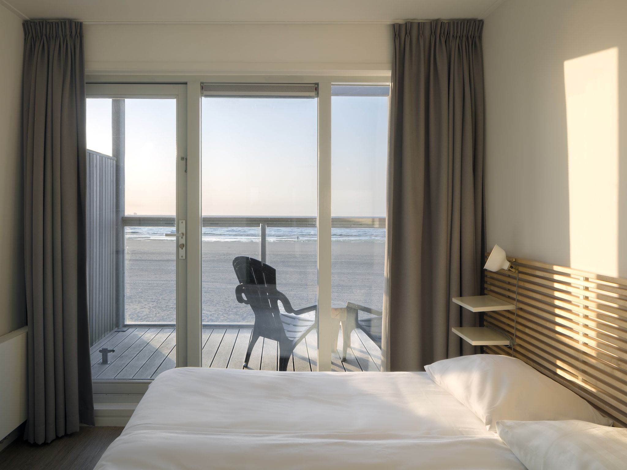 Een slaapkamer van Resort Hoek van Holland in Hoek Van Holland