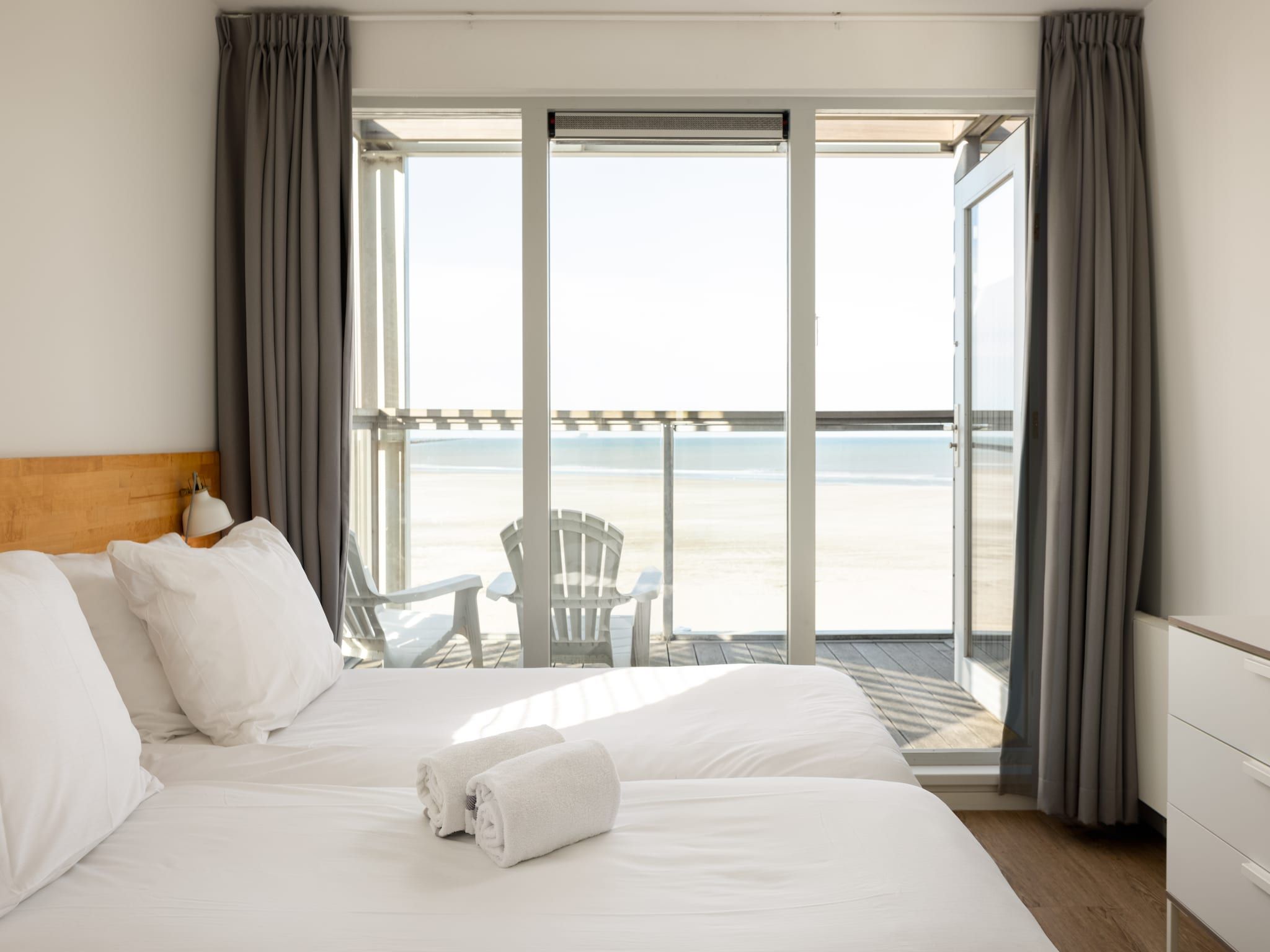 Een slaapkamer van Resort Hoek van Holland in Hoek Van Holland