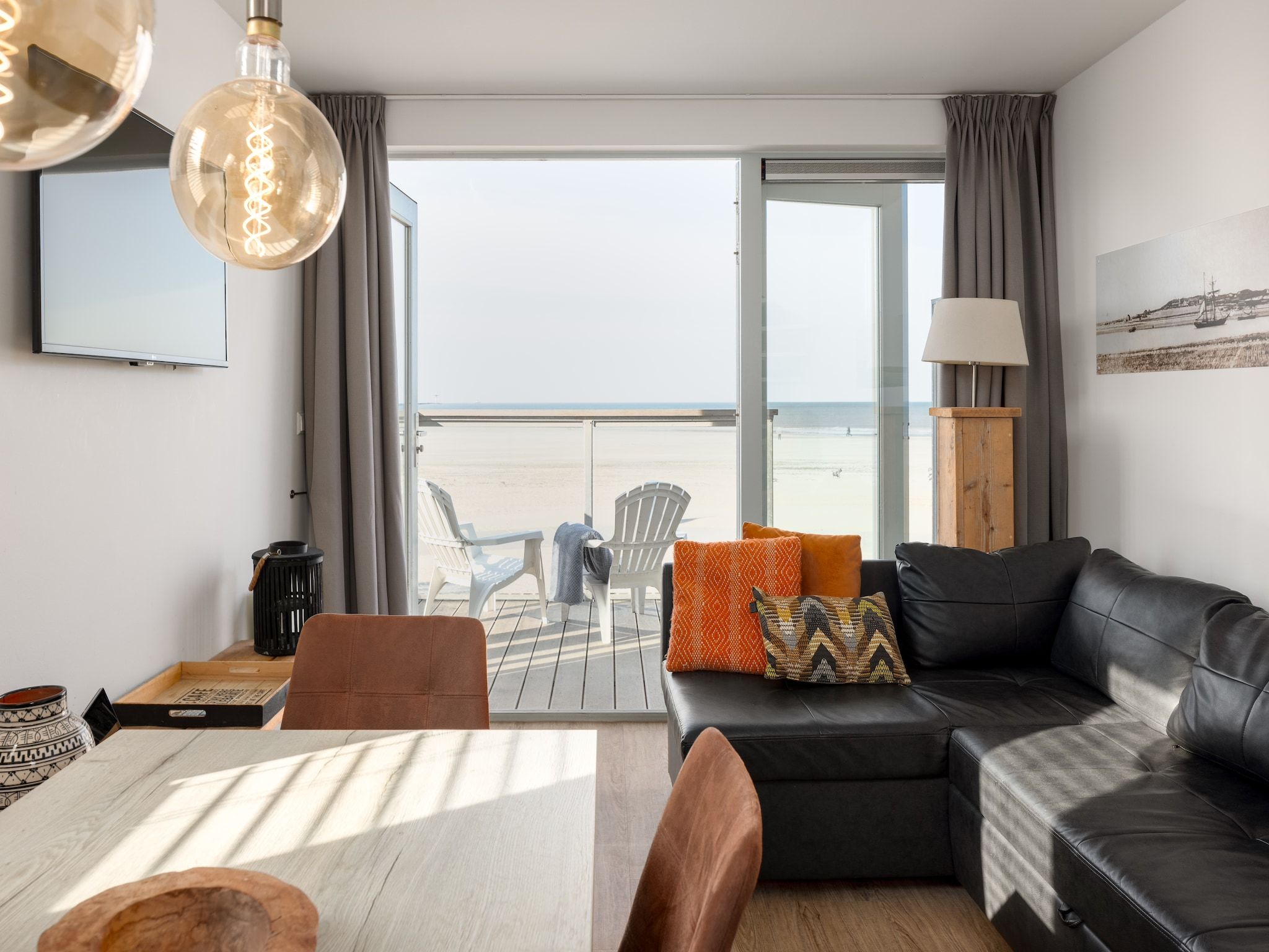 De woonkamer van Resort Hoek van Holland in Hoek Van Holland