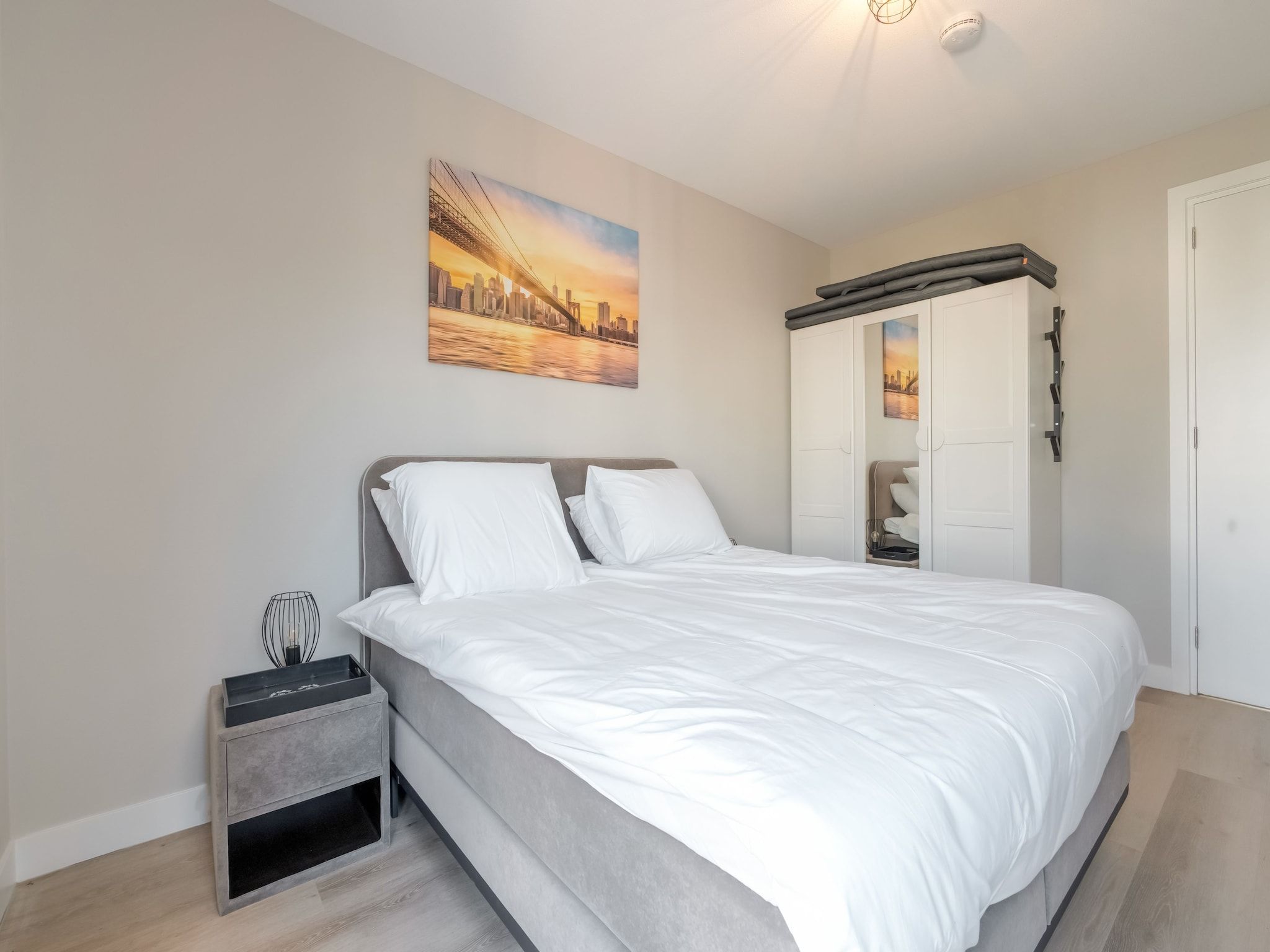 Een slaapkamer van Us winsk in Stavoren