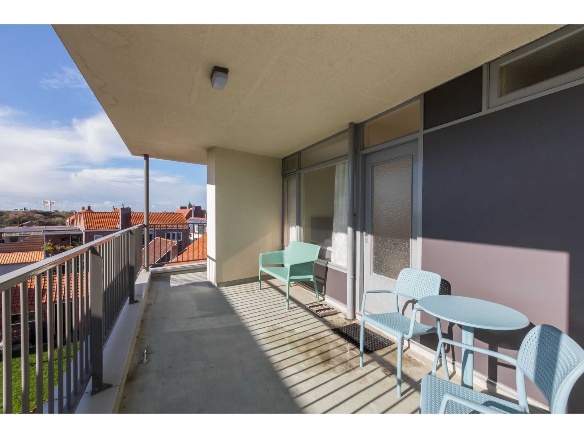 Het terras van Duinstraatje  Zoutelande in Zoutelande