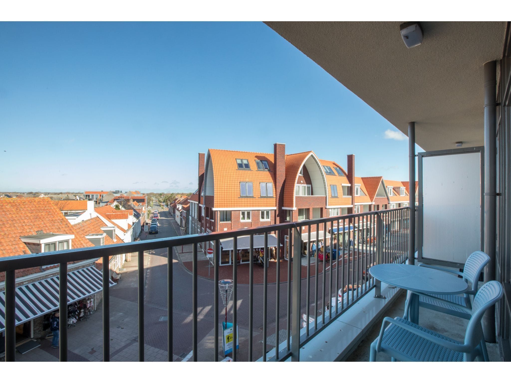 Het uitzicht vanaf Duinstraatje  Zoutelande in Zoutelande