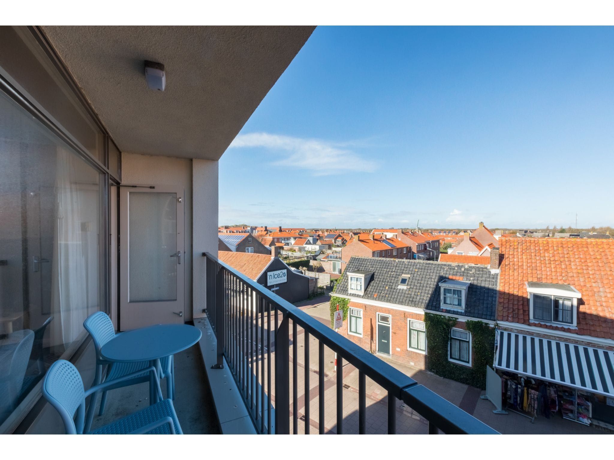 Het uitzicht vanaf Duinstraatje  Zoutelande in Zoutelande