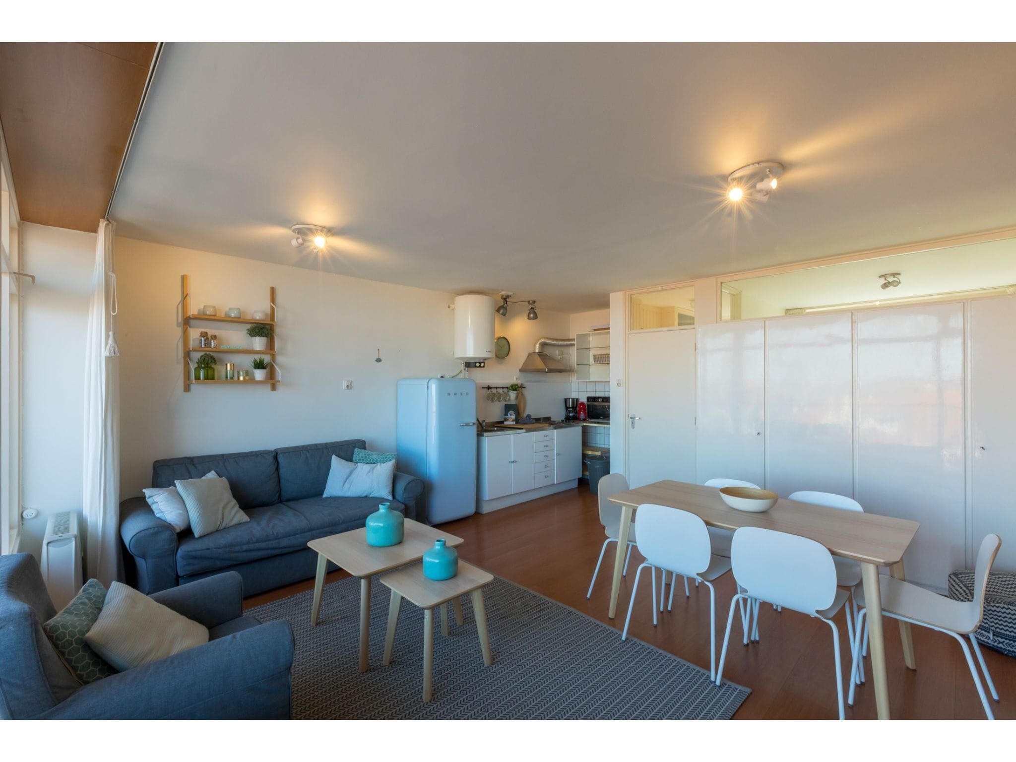 De woonkamer van Duinstraatje  Zoutelande in Zoutelande