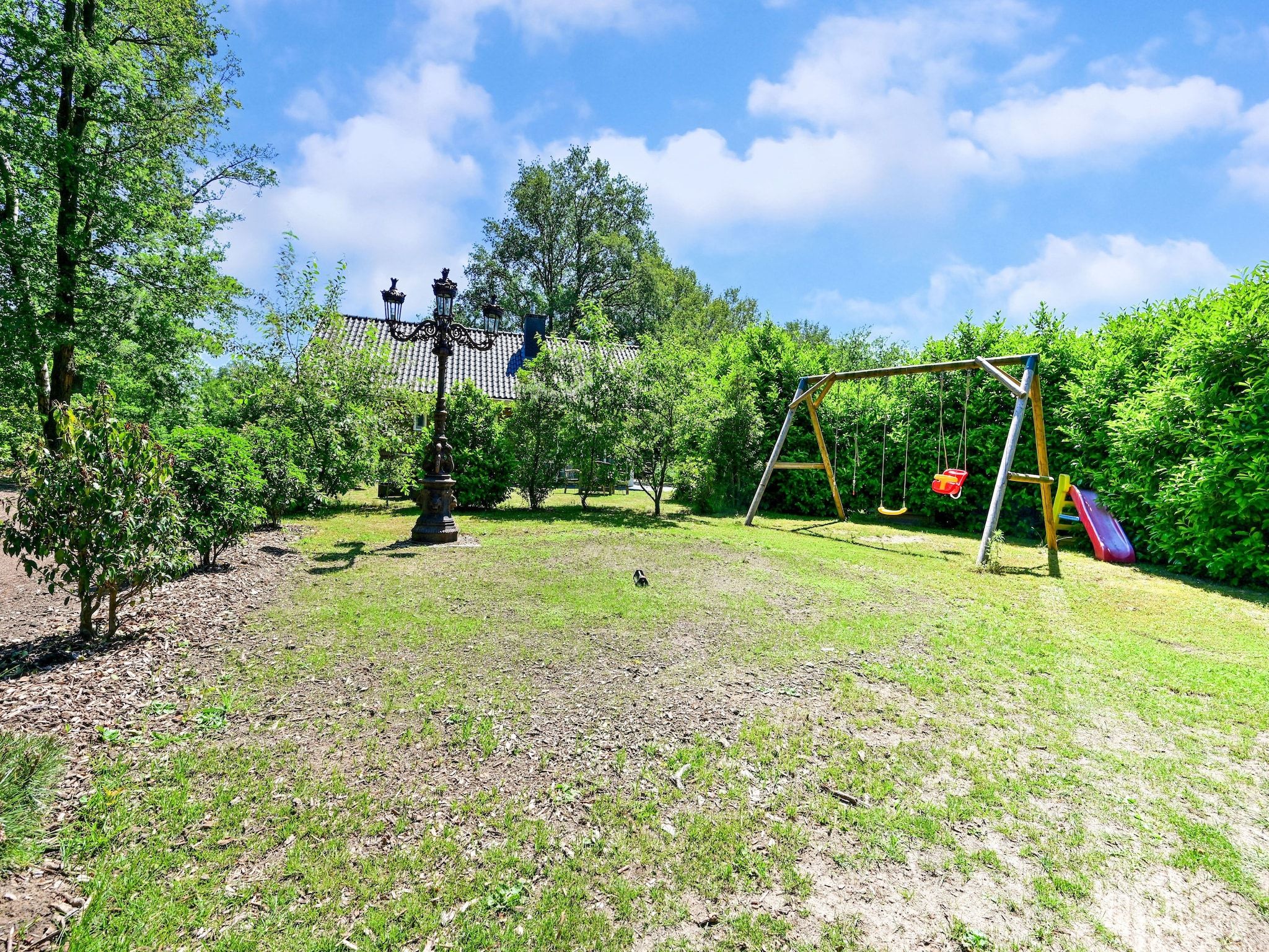 De tuin van Uitzicht in Reutum
