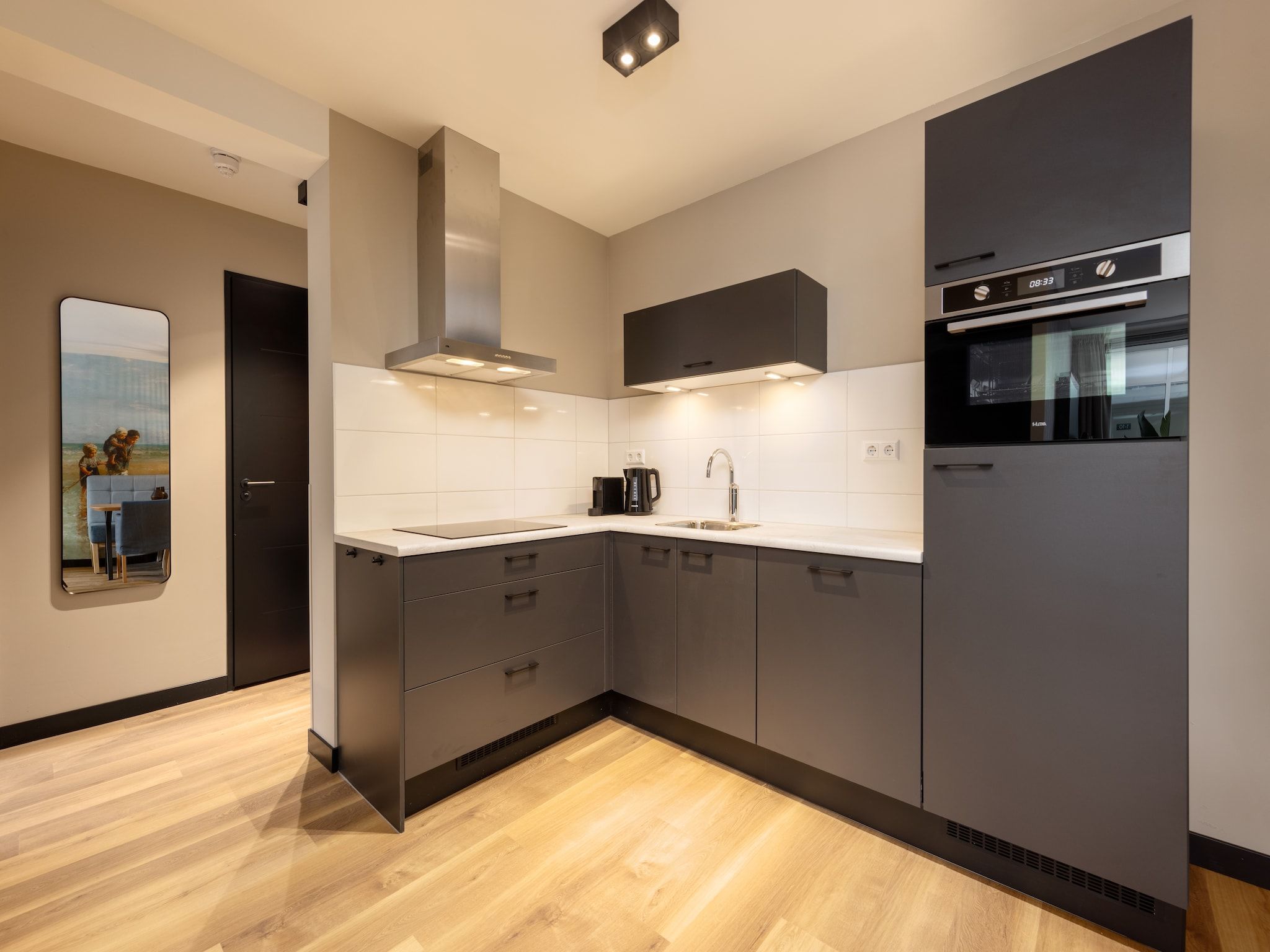 De keuken van Residentie de Graaf van Egmont 11 in Egmond aan zee