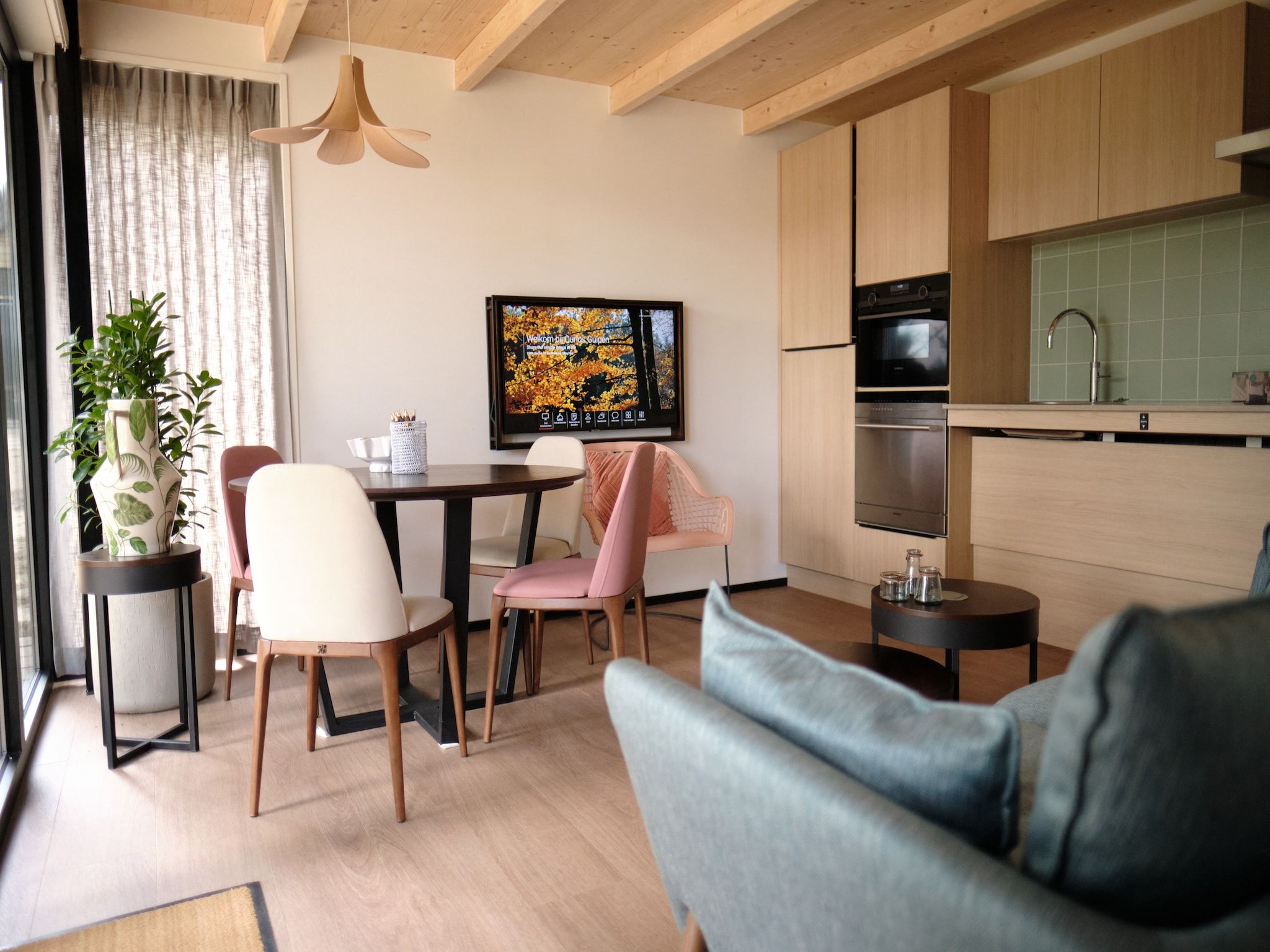 De woonkamer van Resort Gulpen 2 in Gulpen