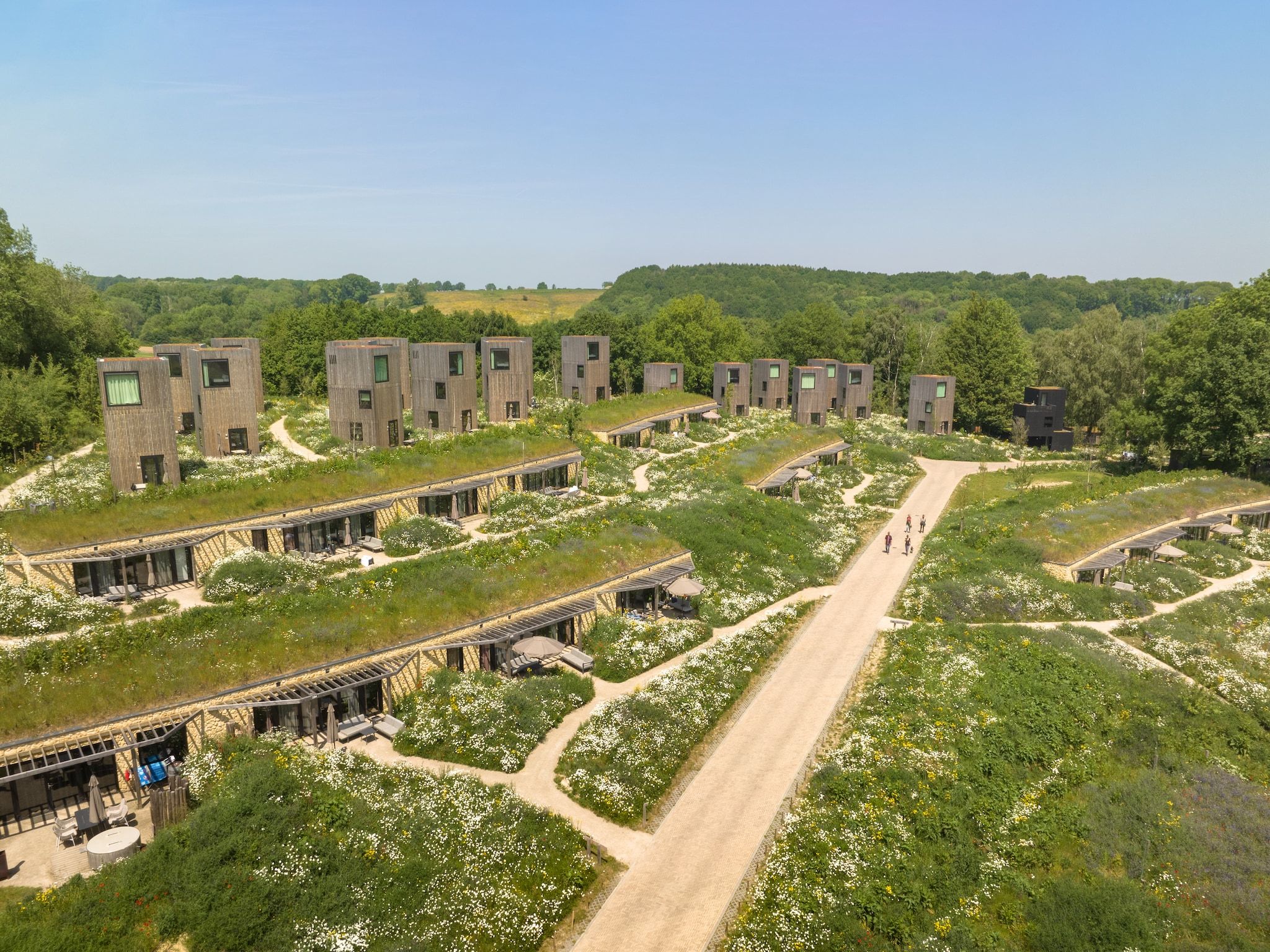 De buitenkant van Resort Gulpen 4 in Gulpen