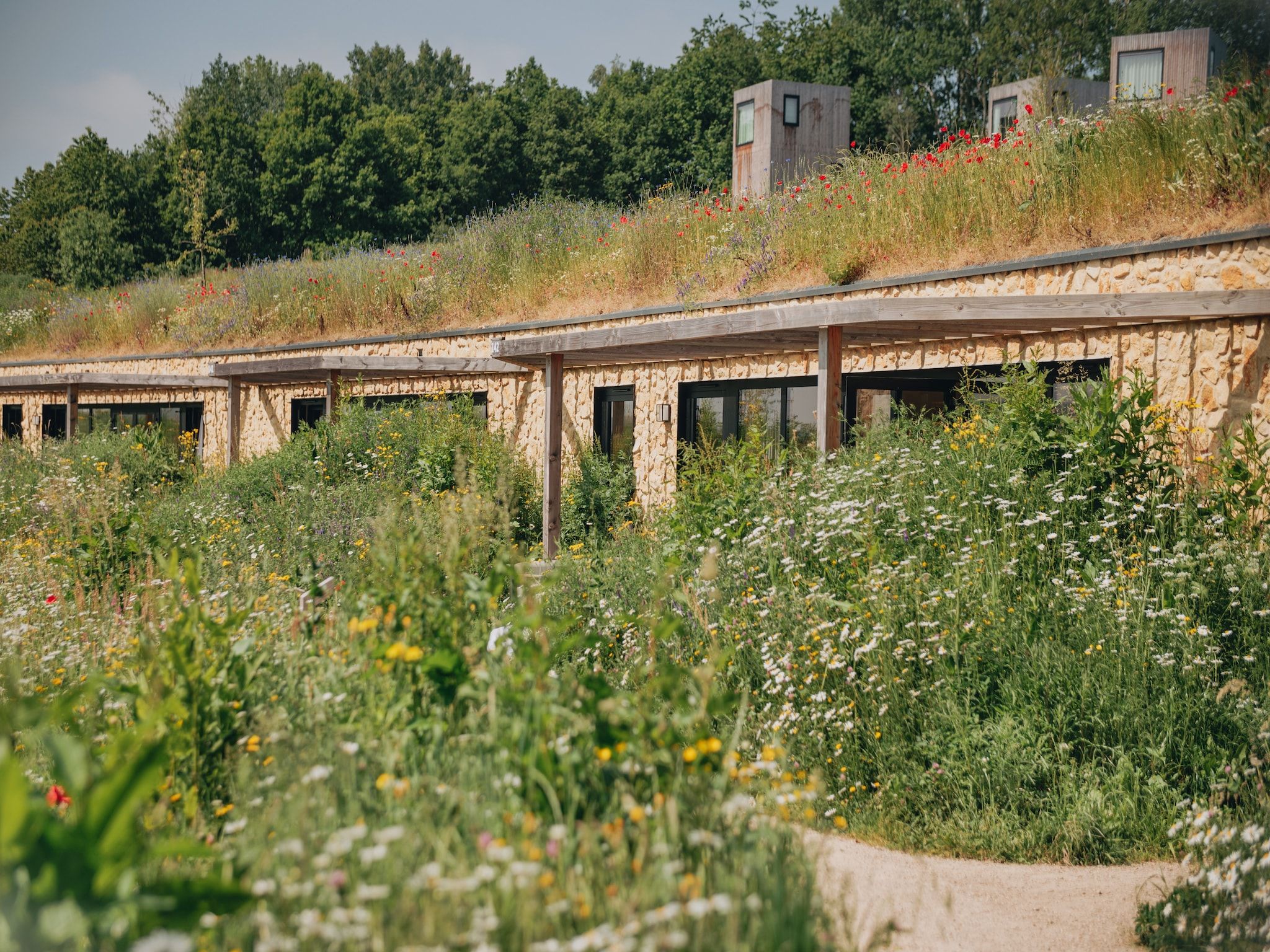 De buitenkant van Resort Gulpen 4 in Gulpen