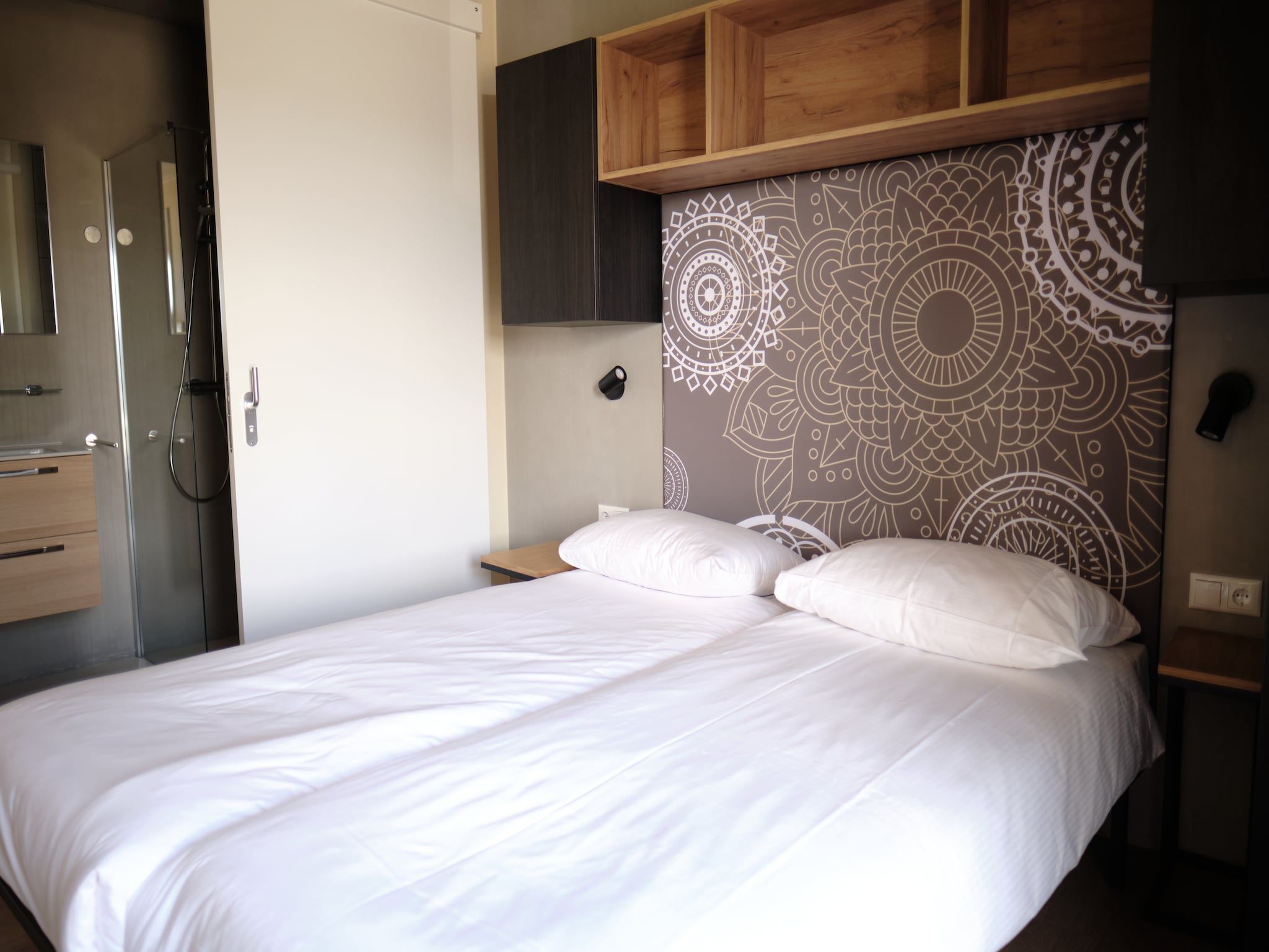 Een slaapkamer van Resort Gulpen 5 in Gulpen