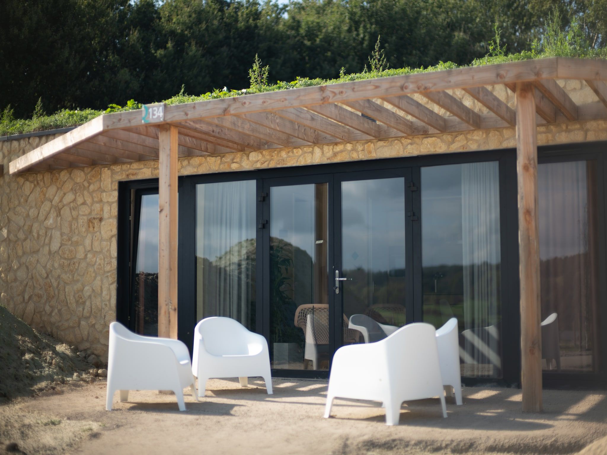 De buitenkant van Resort Gulpen 5 in Gulpen