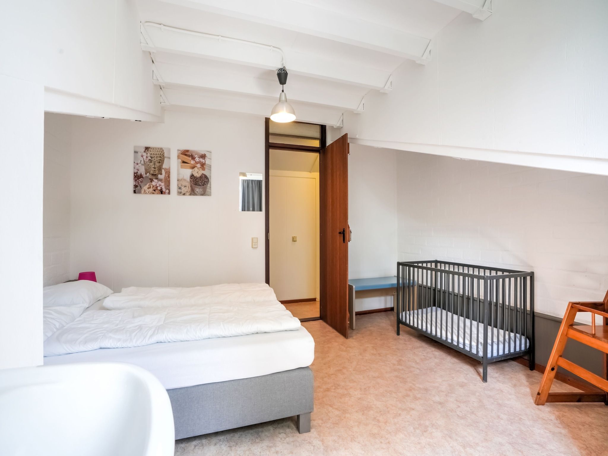 Een slaapkamer van Waterval 8P in Ulestraten