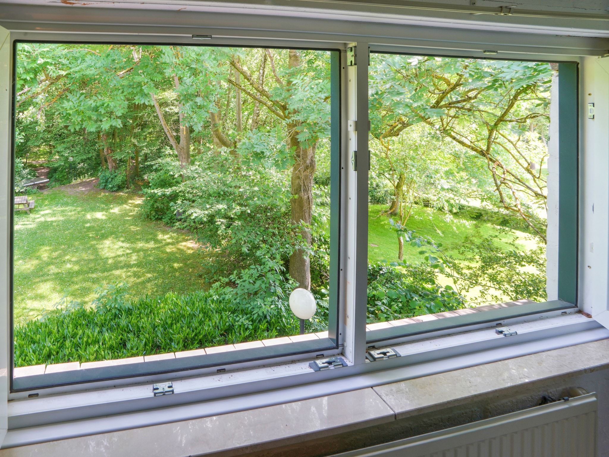 Het uitzicht vanaf Waterval 8P in Ulestraten