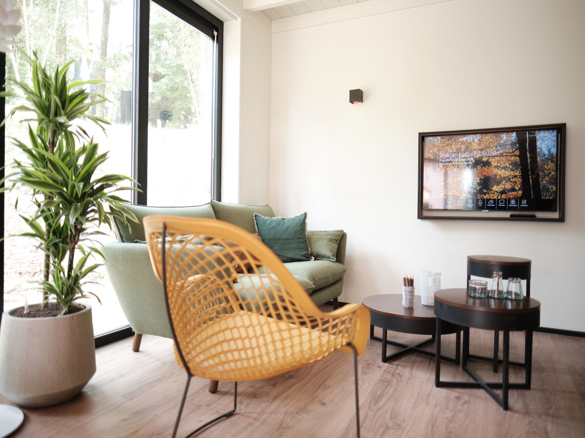 De woonkamer van Resort Gulpen 7 in Gulpen