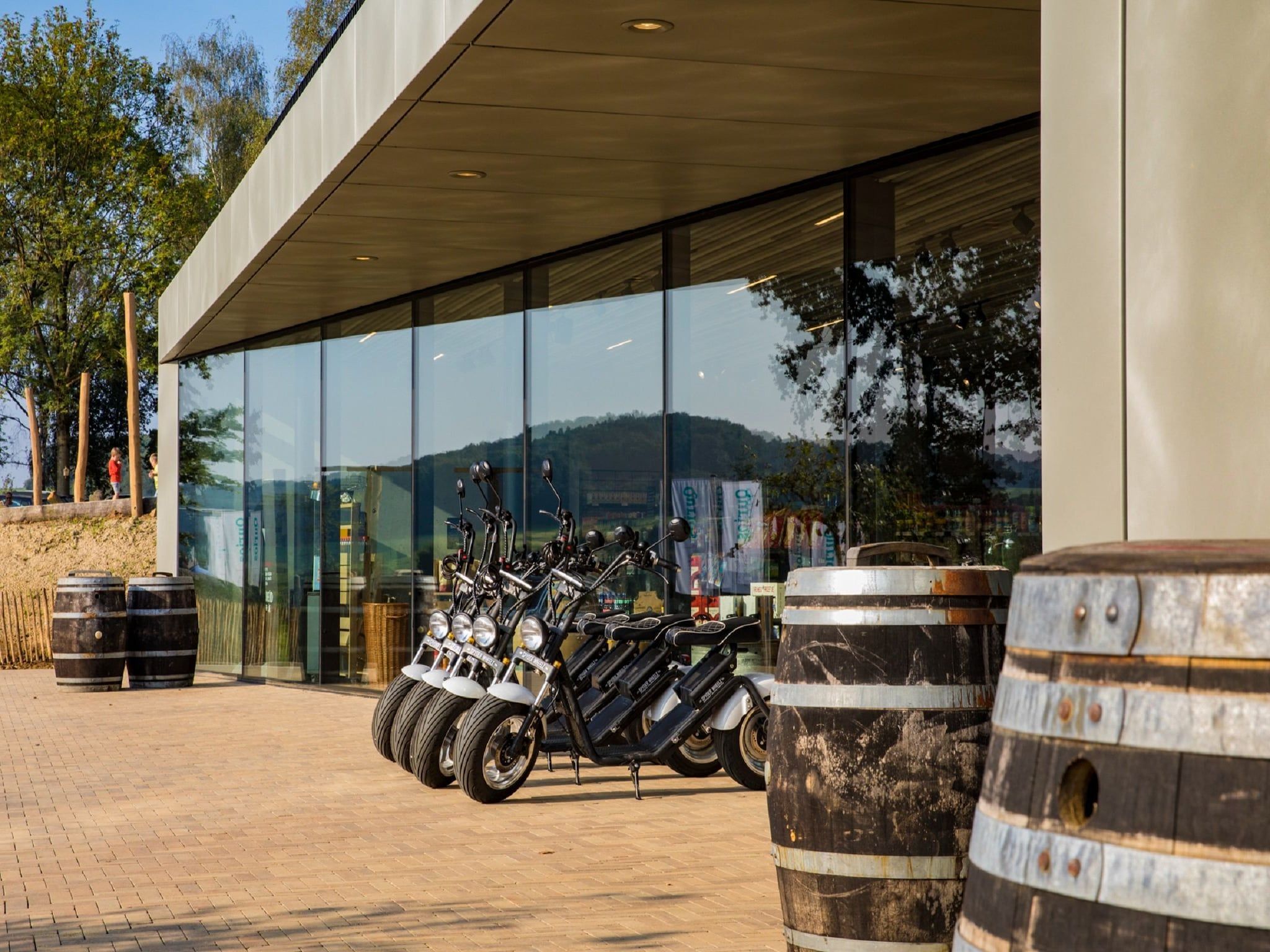 Parkfaciliteiten bij Resort Gulpen 8 in Gulpen