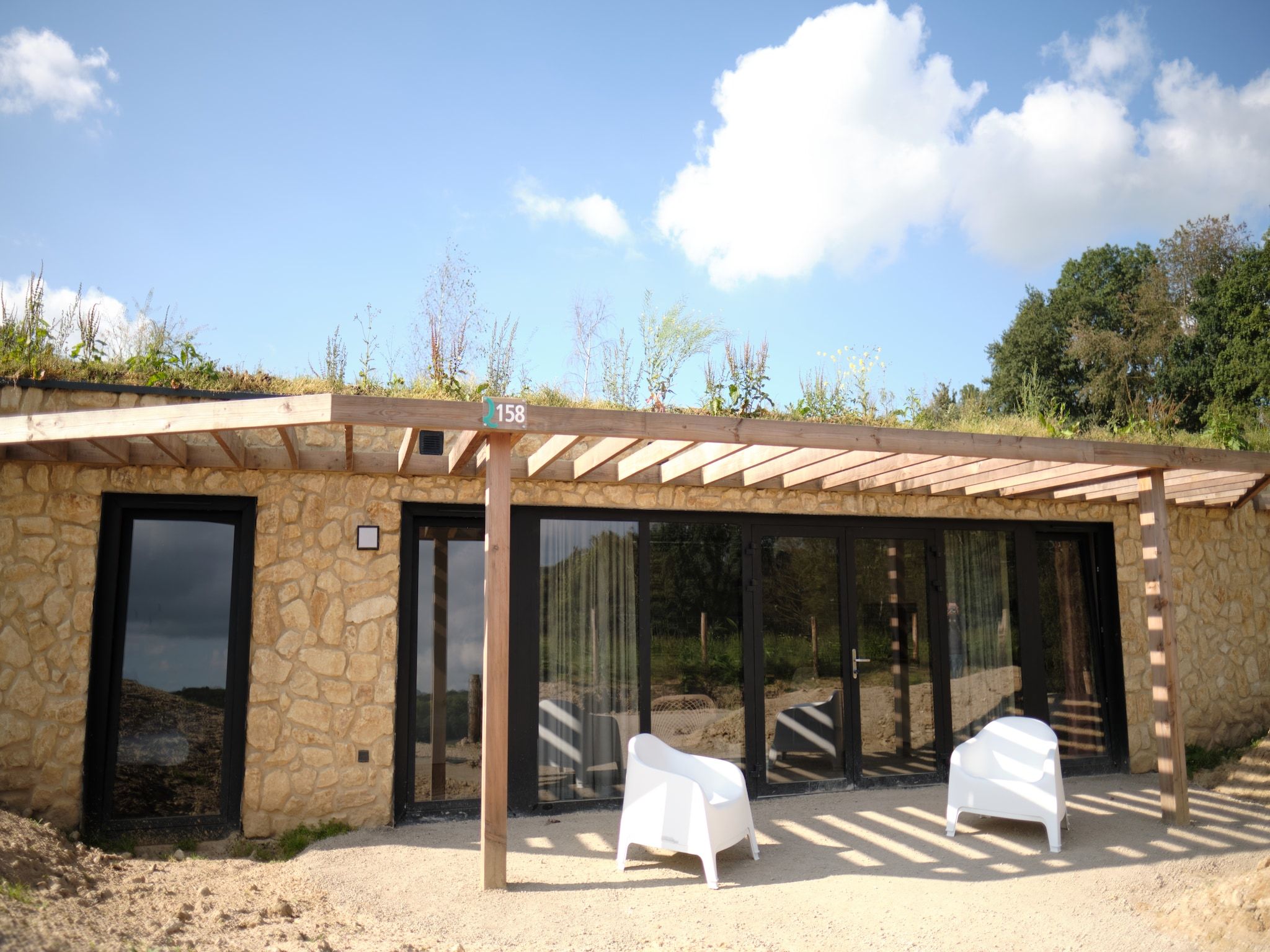 De buitenkant van Resort Gulpen 9 in Gulpen