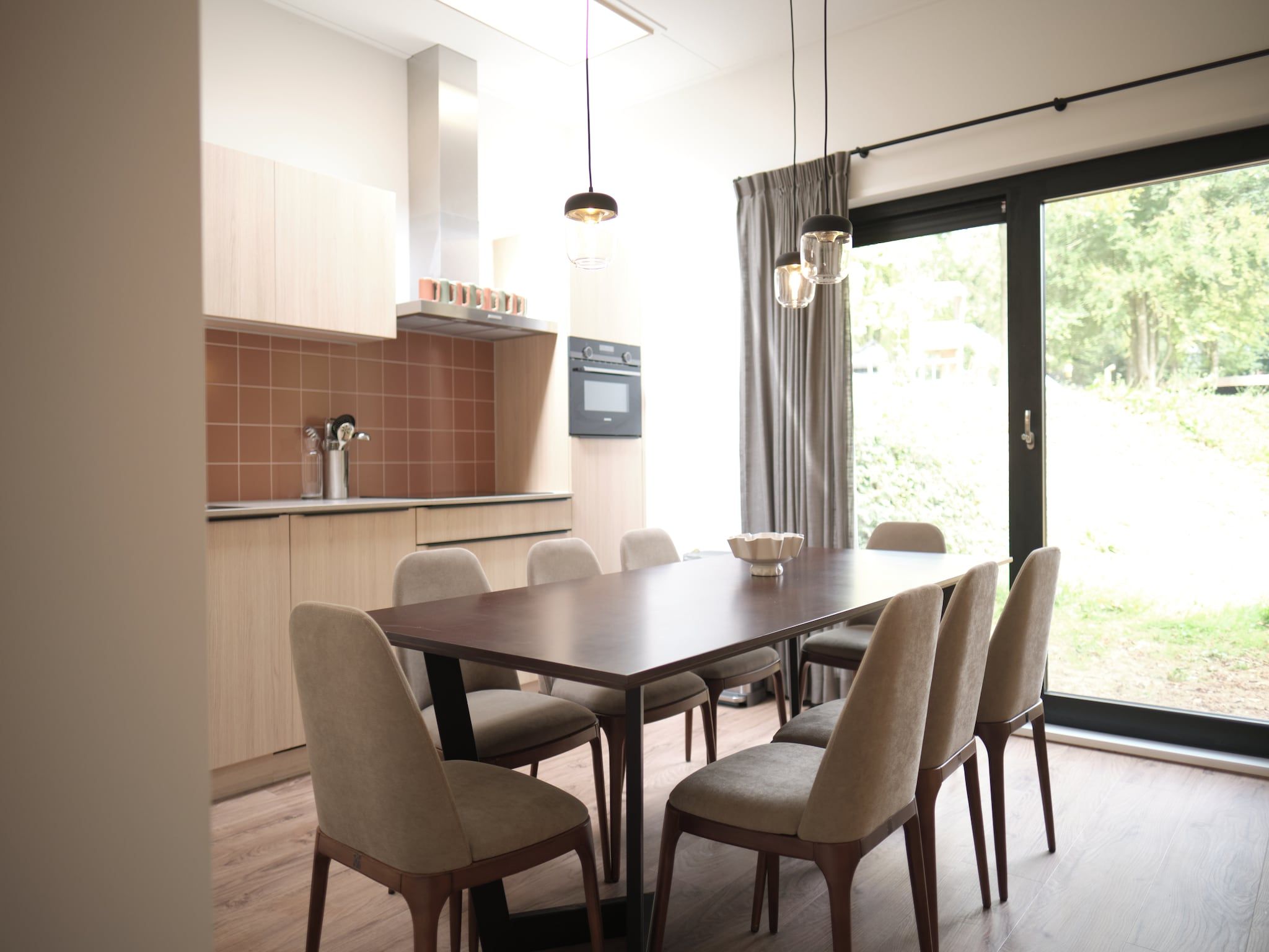 De eetkamer van Resort Gulpen 10 in Gulpen