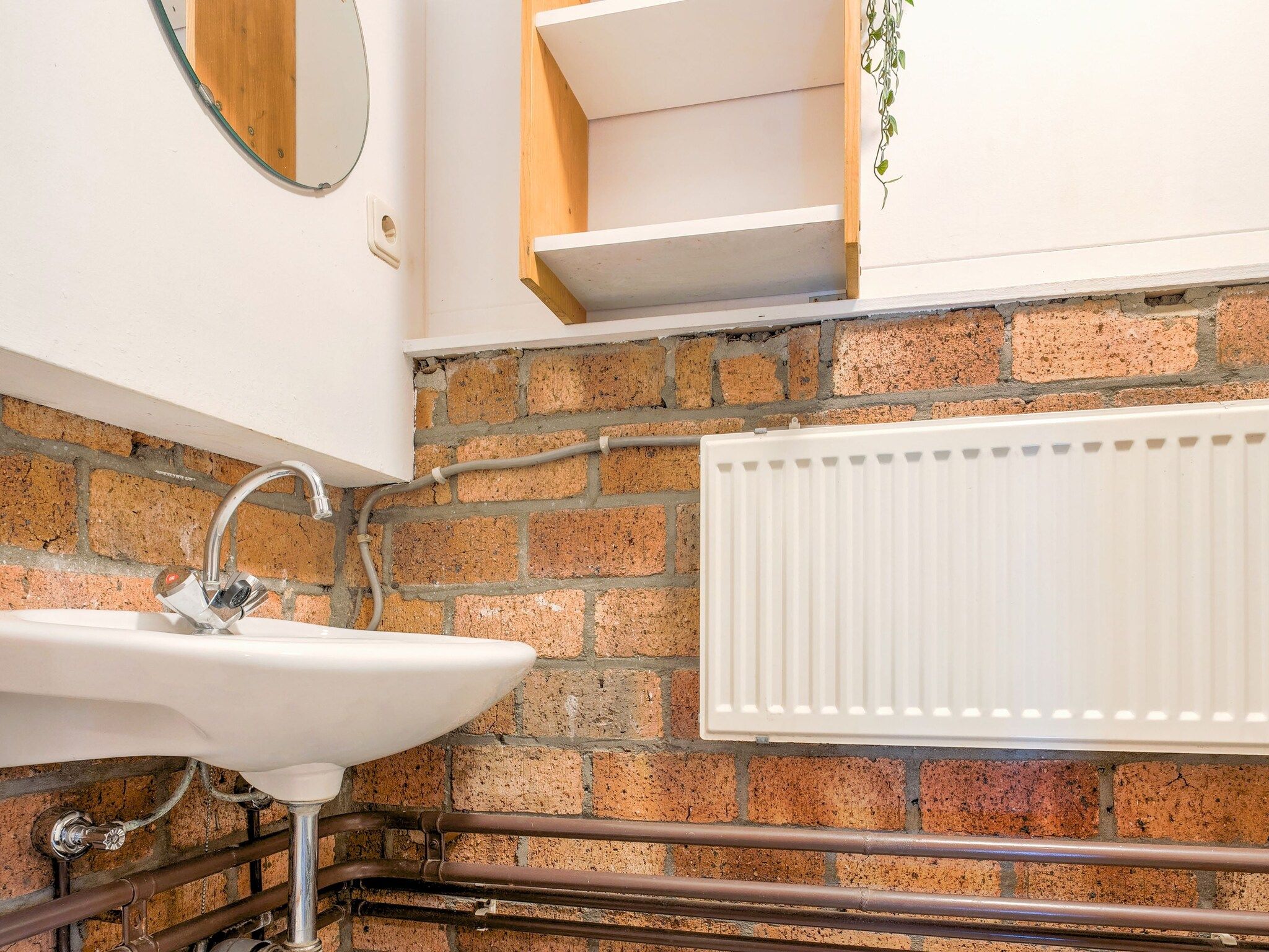 De badkamer van De Wingerd 10P in Ulestraten