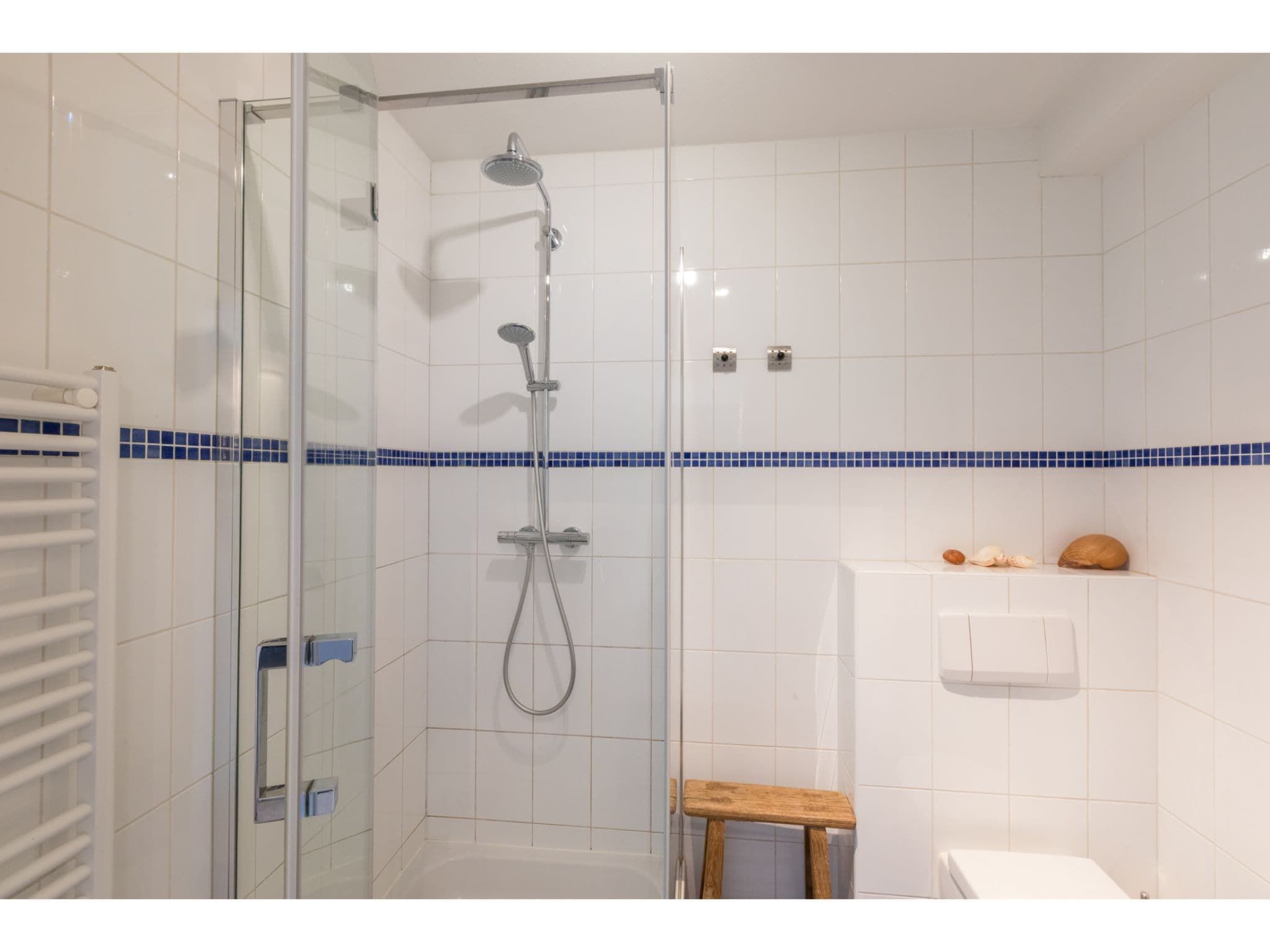 De badkamer van Appartement - Borné  Zoutelande in Zoutelande