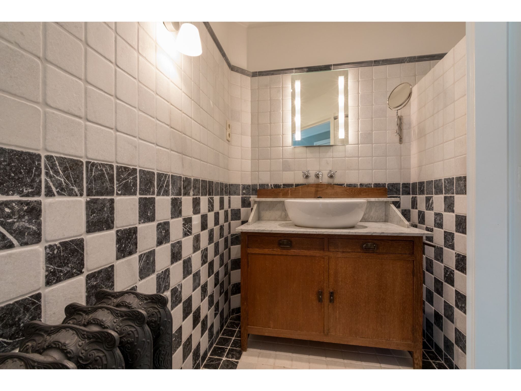 De badkamer van Duinweg 117-4 Duinoord in Zoutelande