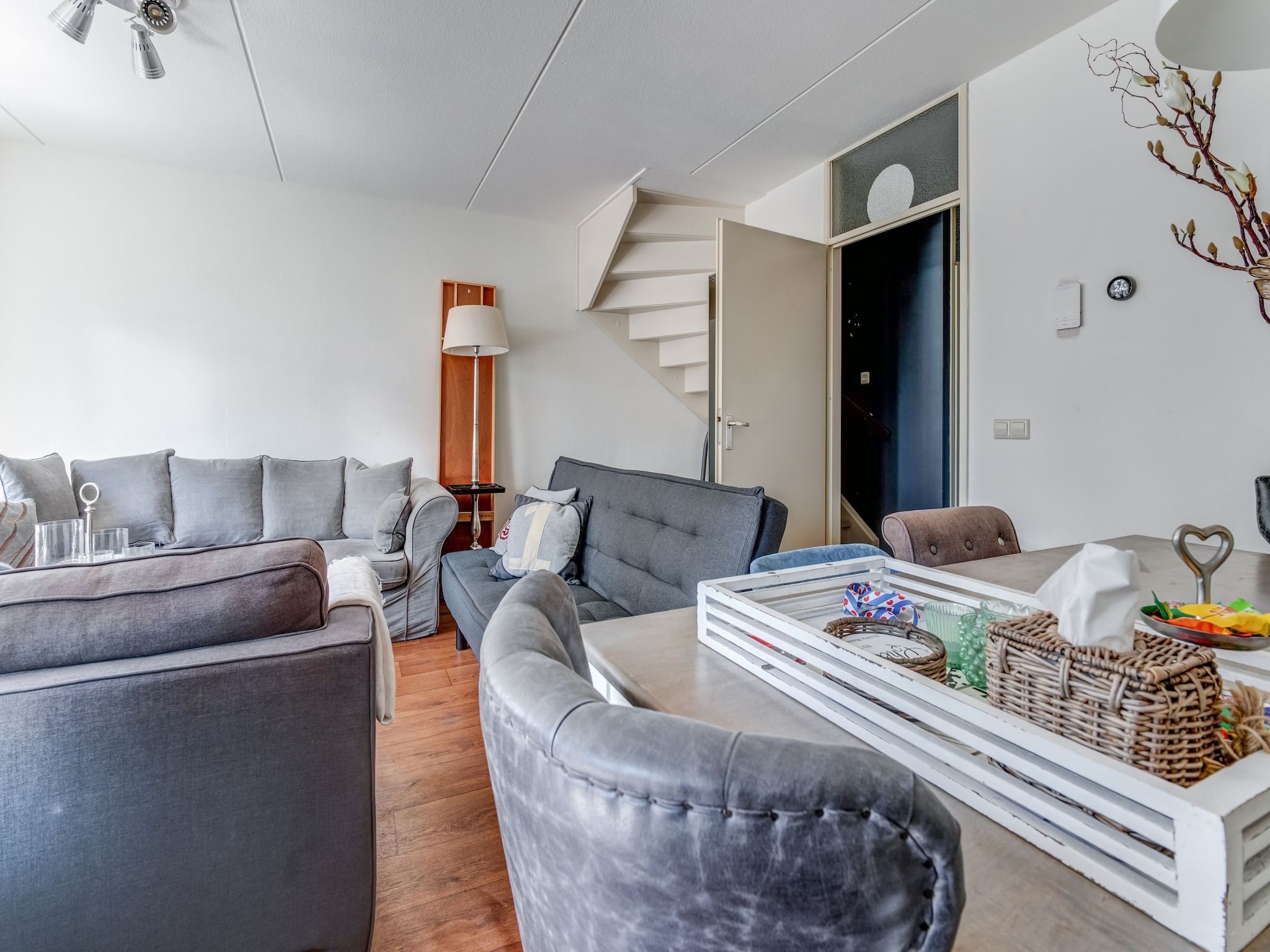 De woonkamer van Cozy Hideaway in Leeuwarden in Leeuwarden