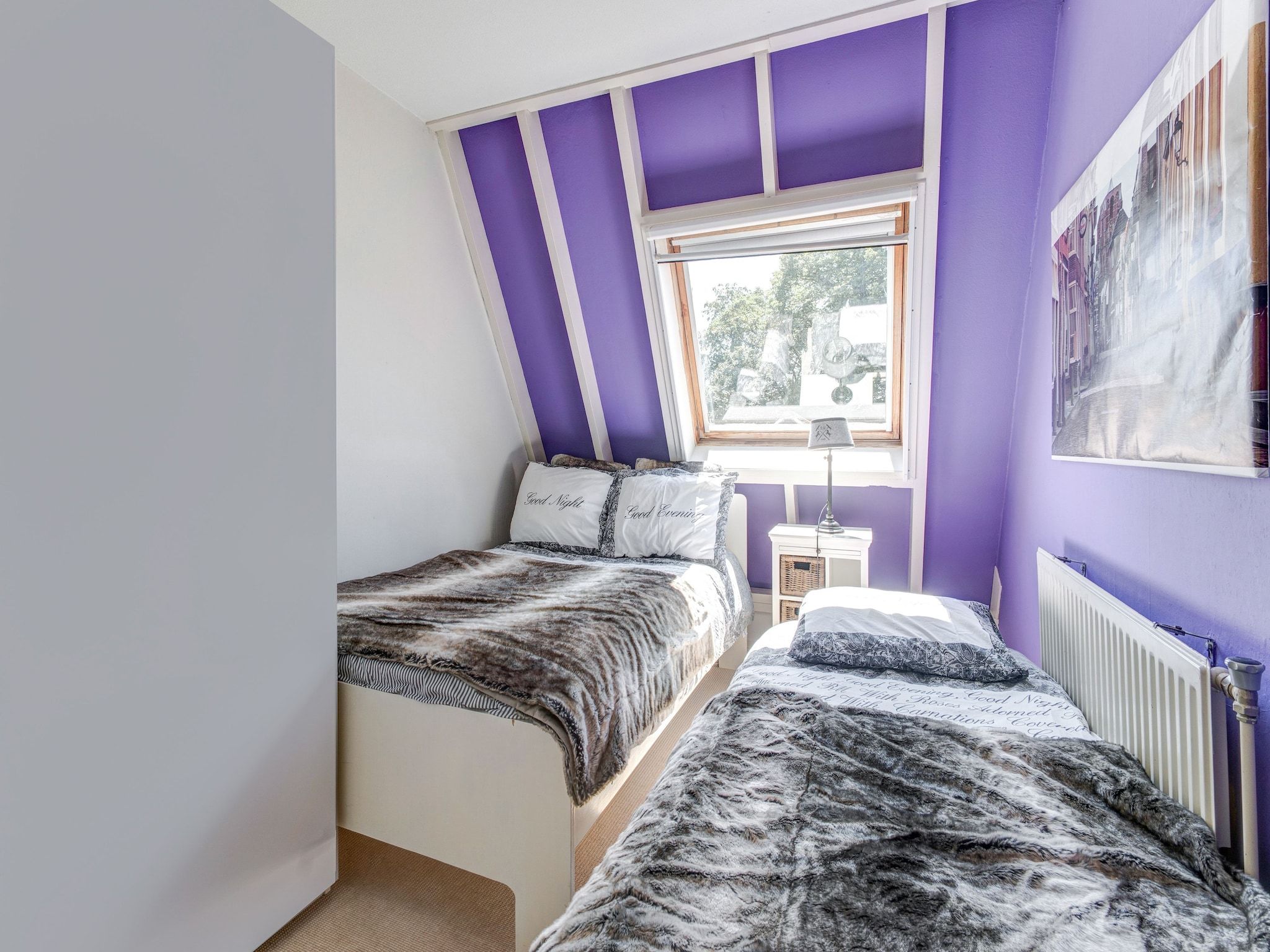 Een slaapkamer van Cozy Hideaway in Leeuwarden in Leeuwarden