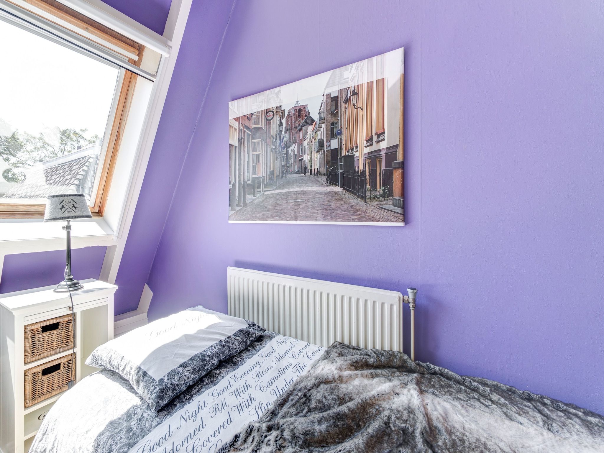 Een slaapkamer van Cozy Hideaway in Leeuwarden in Leeuwarden
