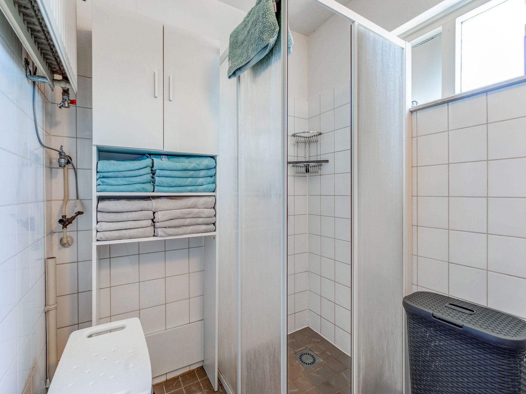 De badkamer van Ruim appartement in centrum Leeuwarden in Leeuwarden