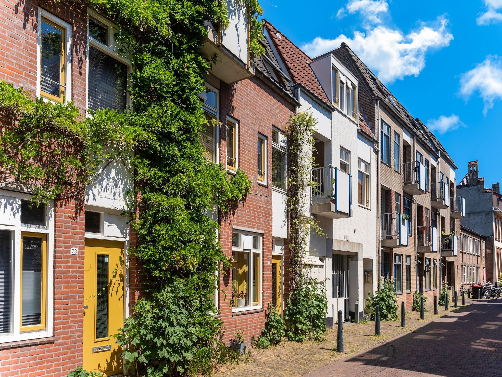 De buitenkant van Cozy Hideaway in Leeuwarden in Leeuwarden