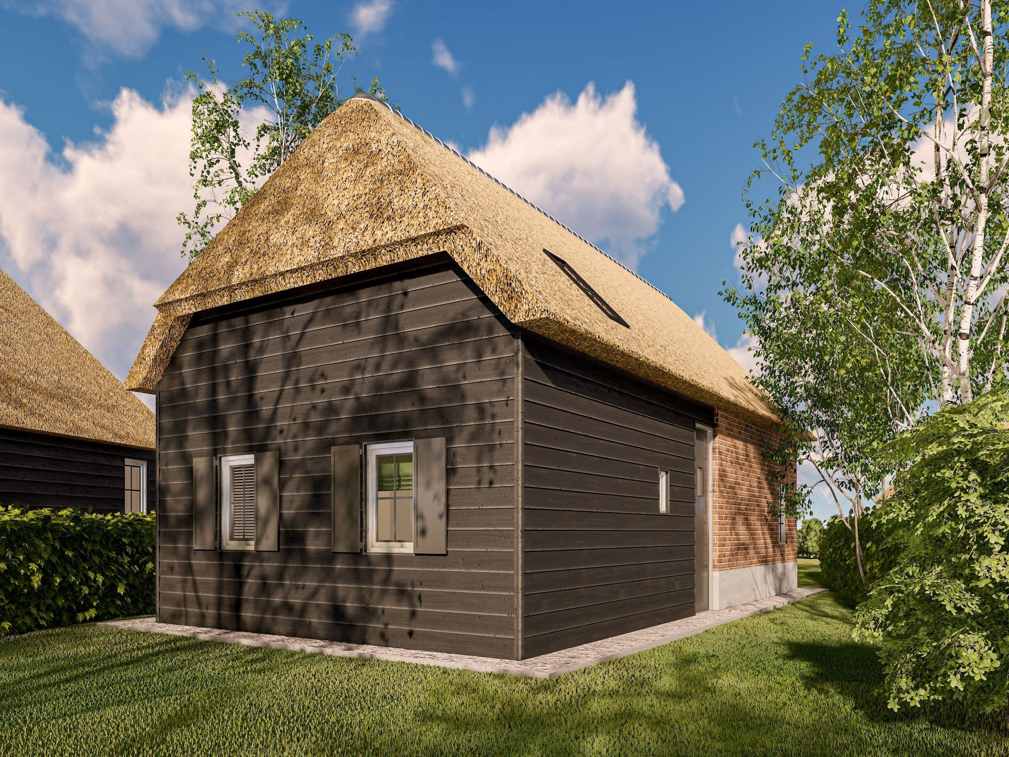 De buitenkant van Vakantiepark De Heihorsten 1 in Someren