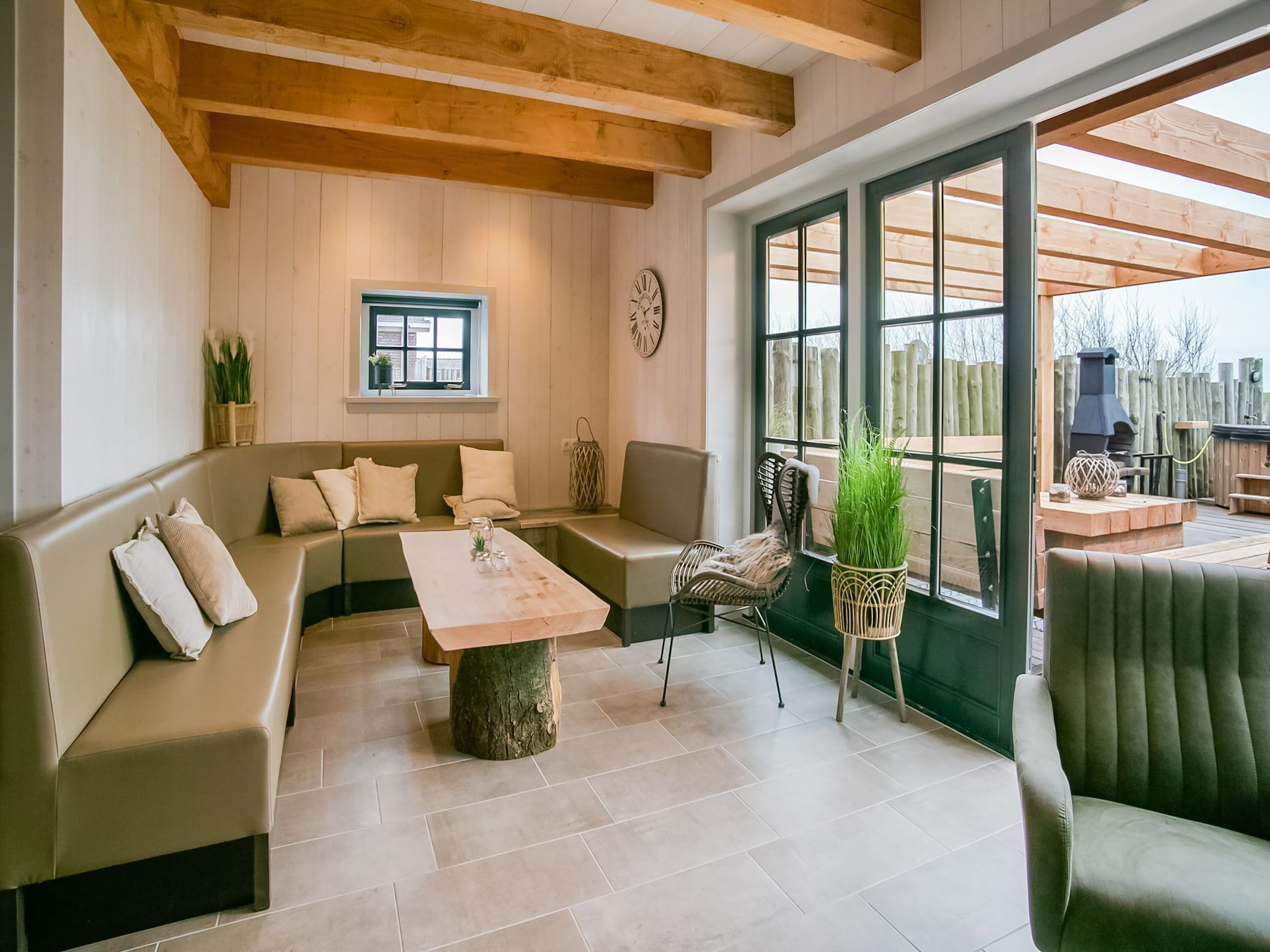 De woonkamer van Hazenborgh - Duinhuis 1 in Callantsoog