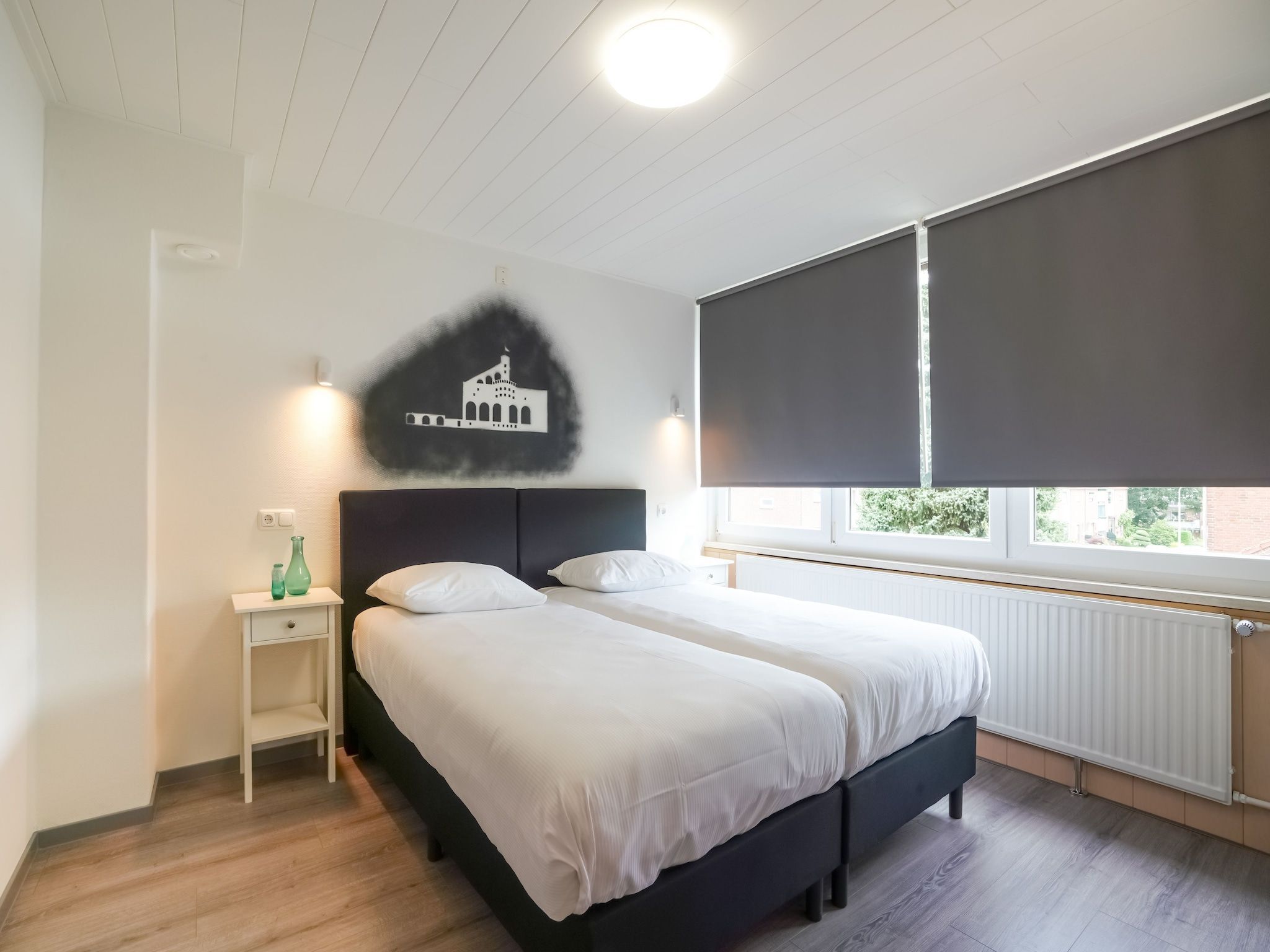 Een slaapkamer van Vakantiewoning De Linge in Kerkrade