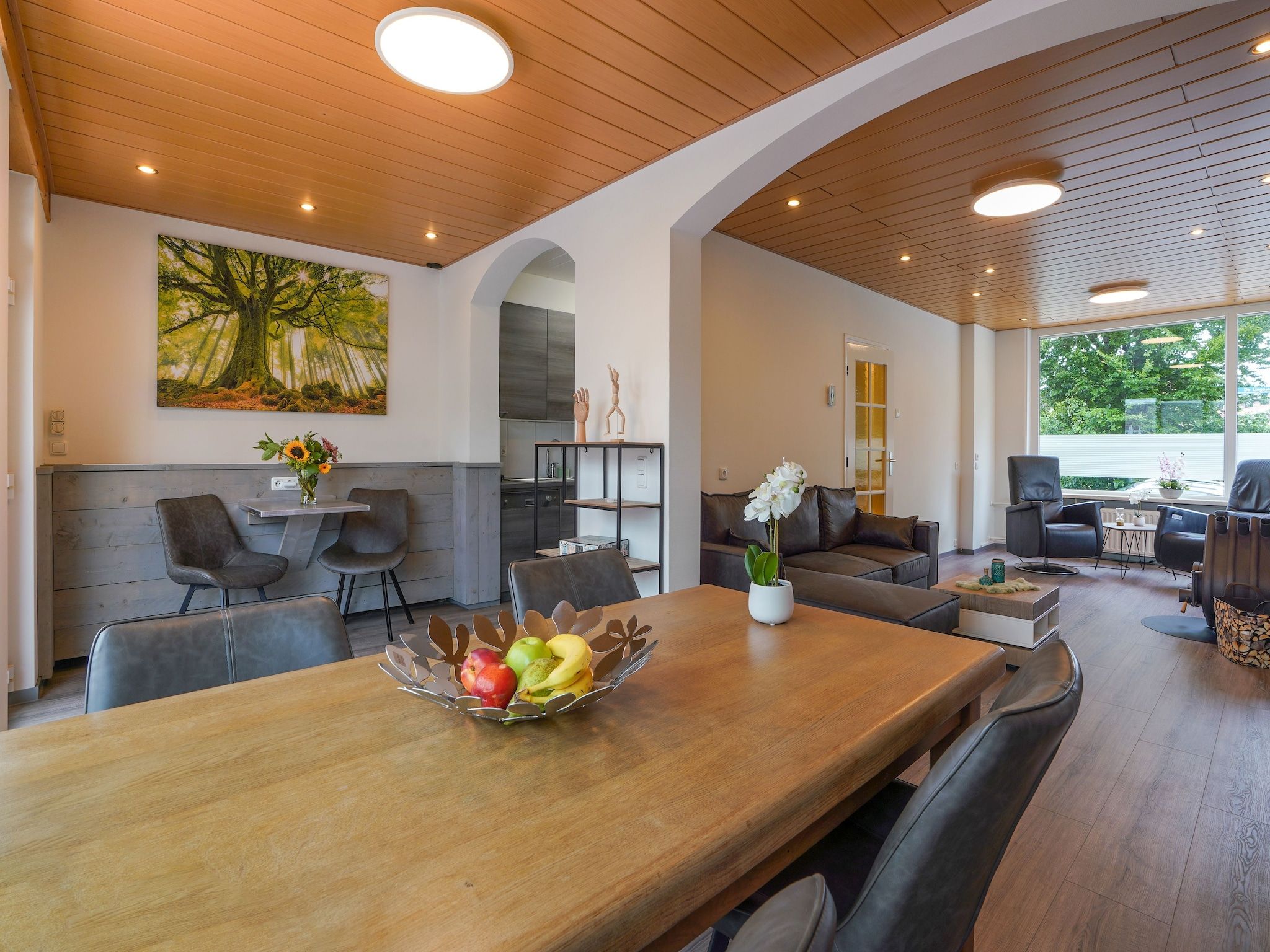 De eetkamer van Vakantiewoning De Linge in Kerkrade