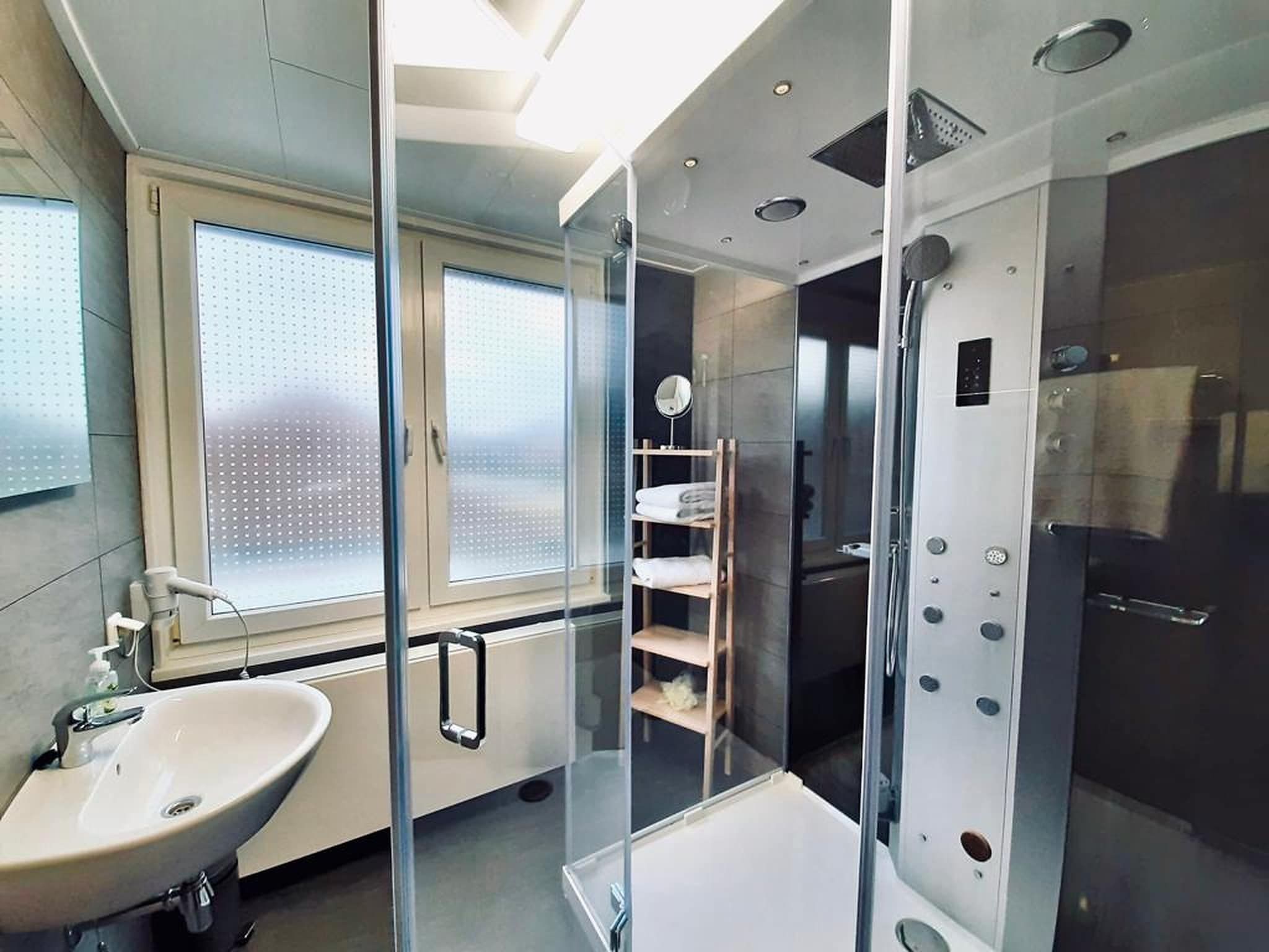 De badkamer van Vakantiewoning De Linge in Kerkrade