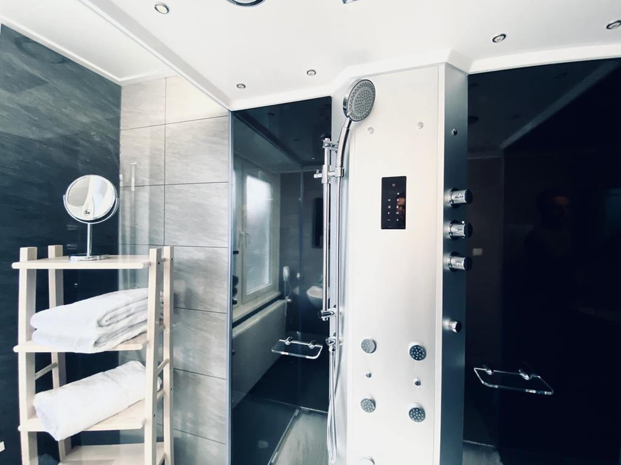 De badkamer van Vakantiewoning De Linge in Kerkrade