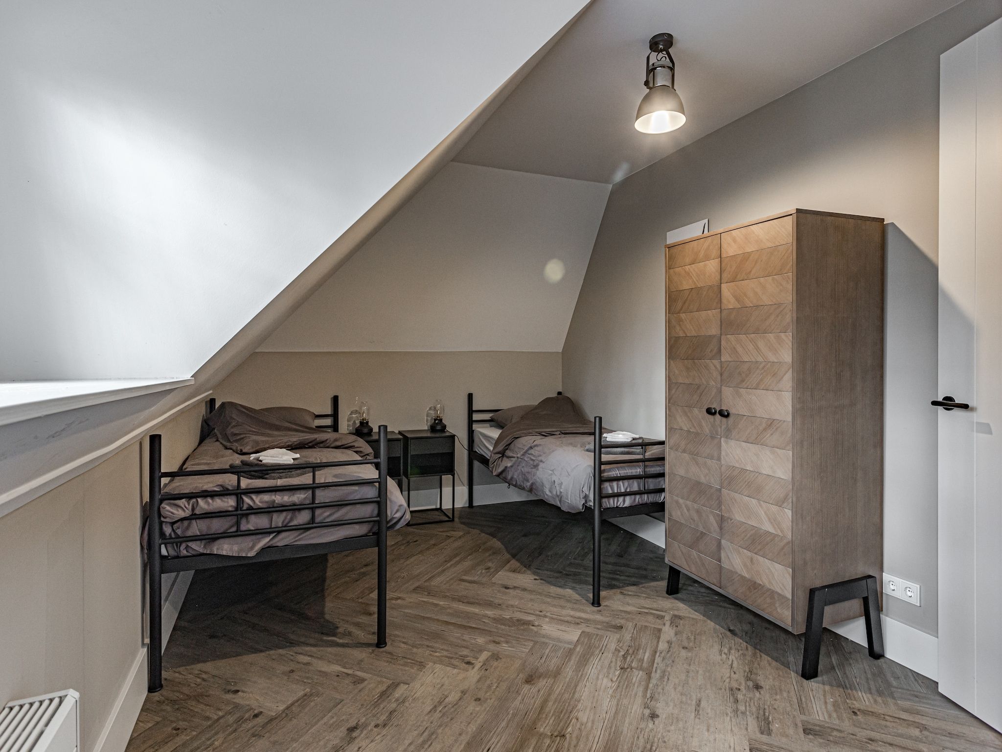 Een slaapkamer van Erve Olde Sasbrink in Nijverdal