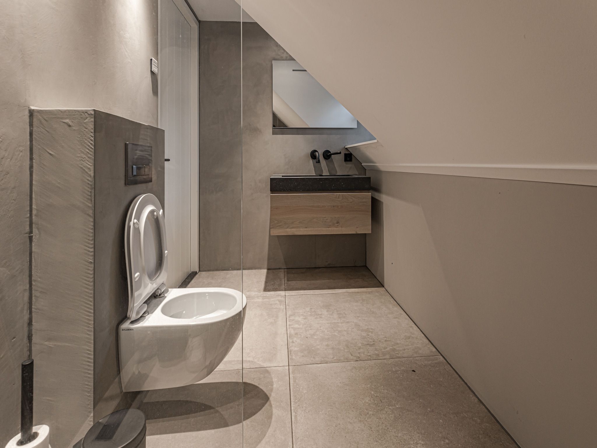 De badkamer van Erve Olde Sasbrink in Nijverdal