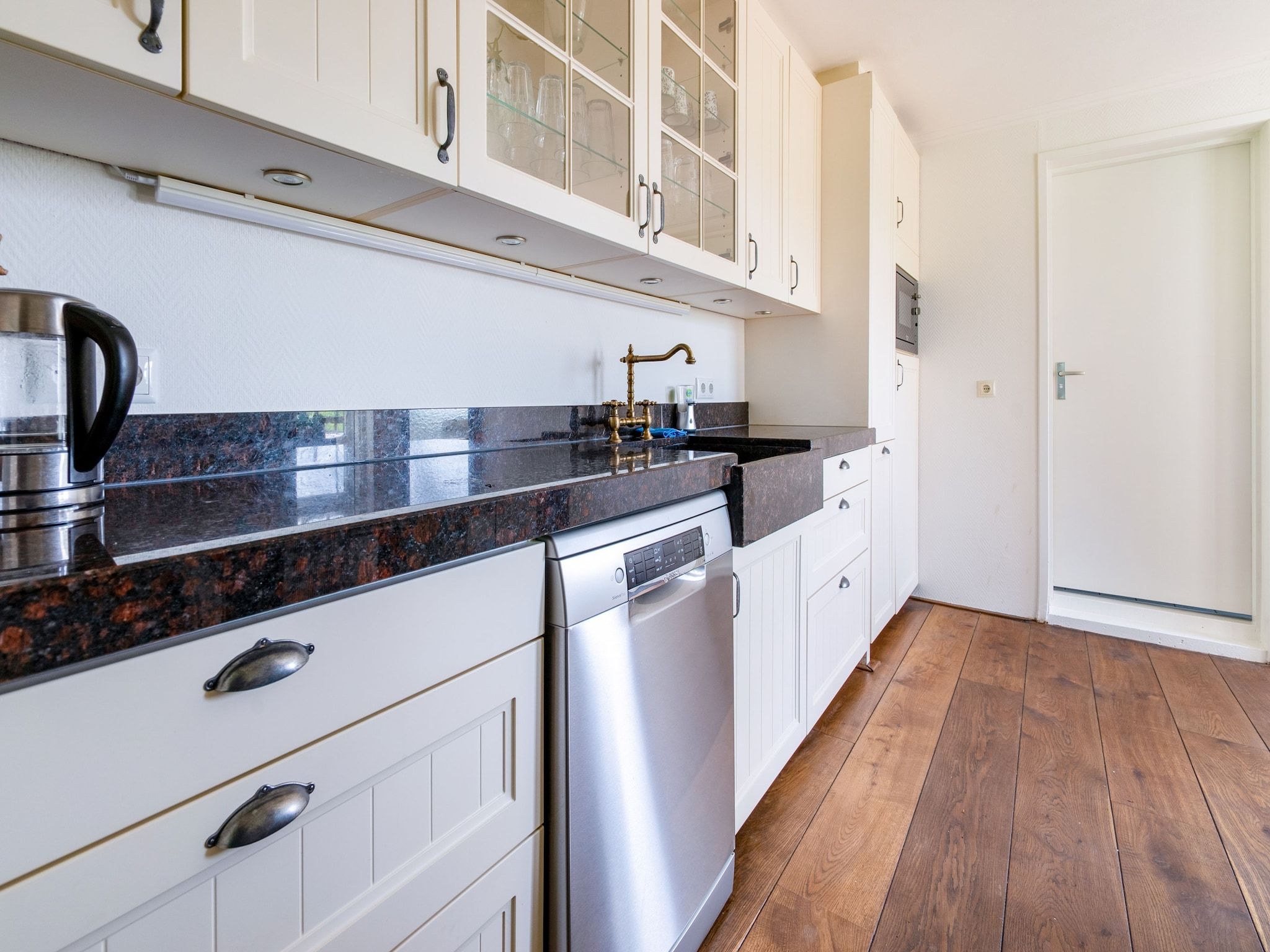 De keuken van B&B boerderij GRUTSK in Suwald