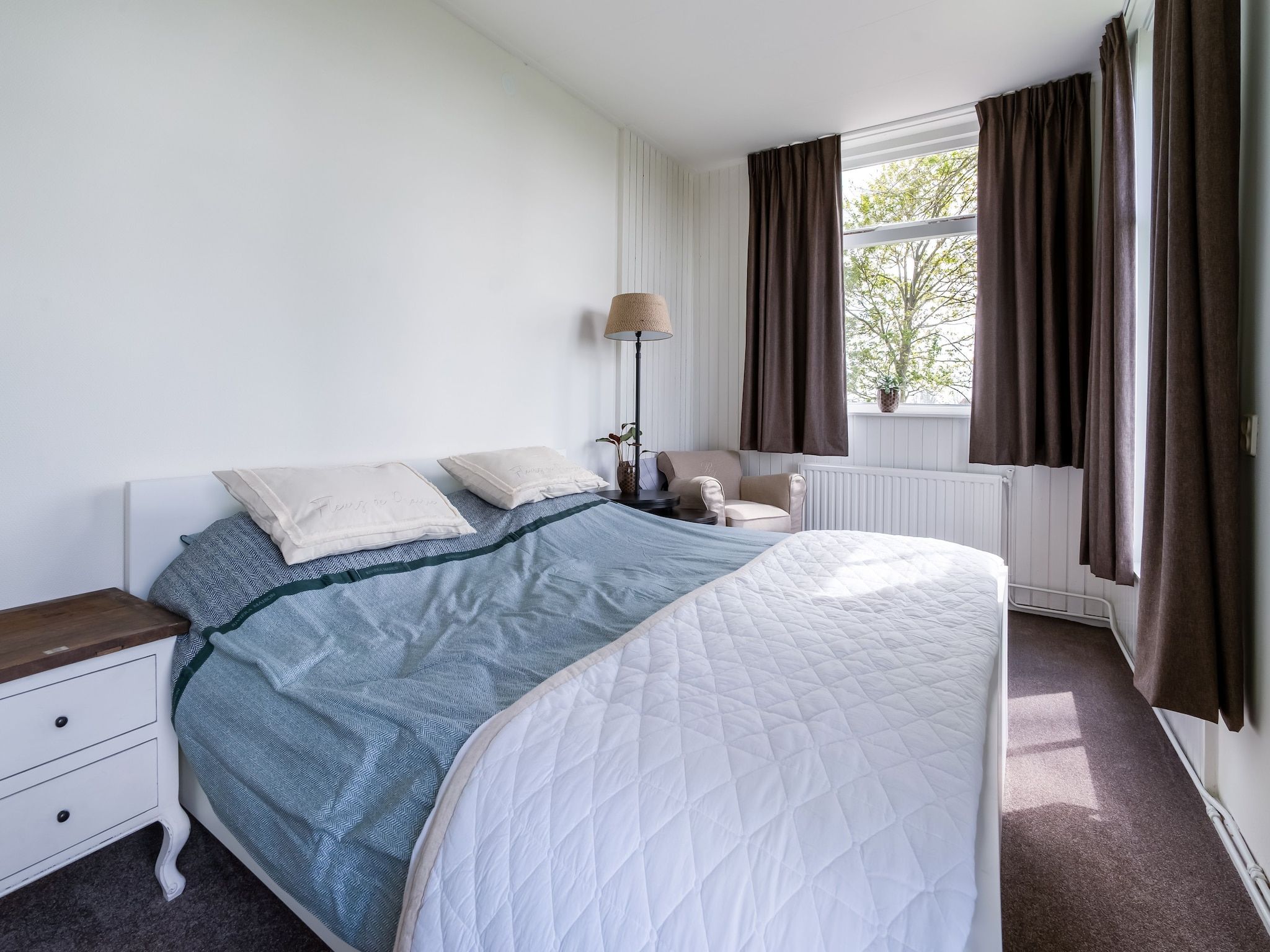 Een slaapkamer van B&B boerderij GRUTSK in Suwald