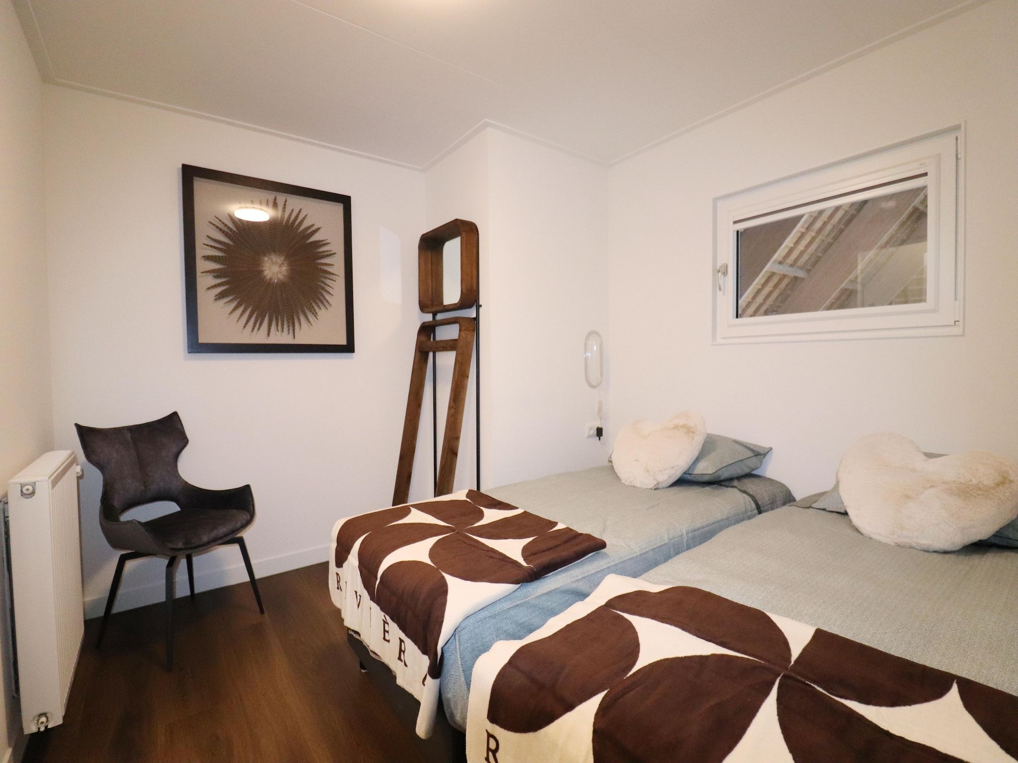 Een slaapkamer van B&B boerderij GRUTSK in Suwald