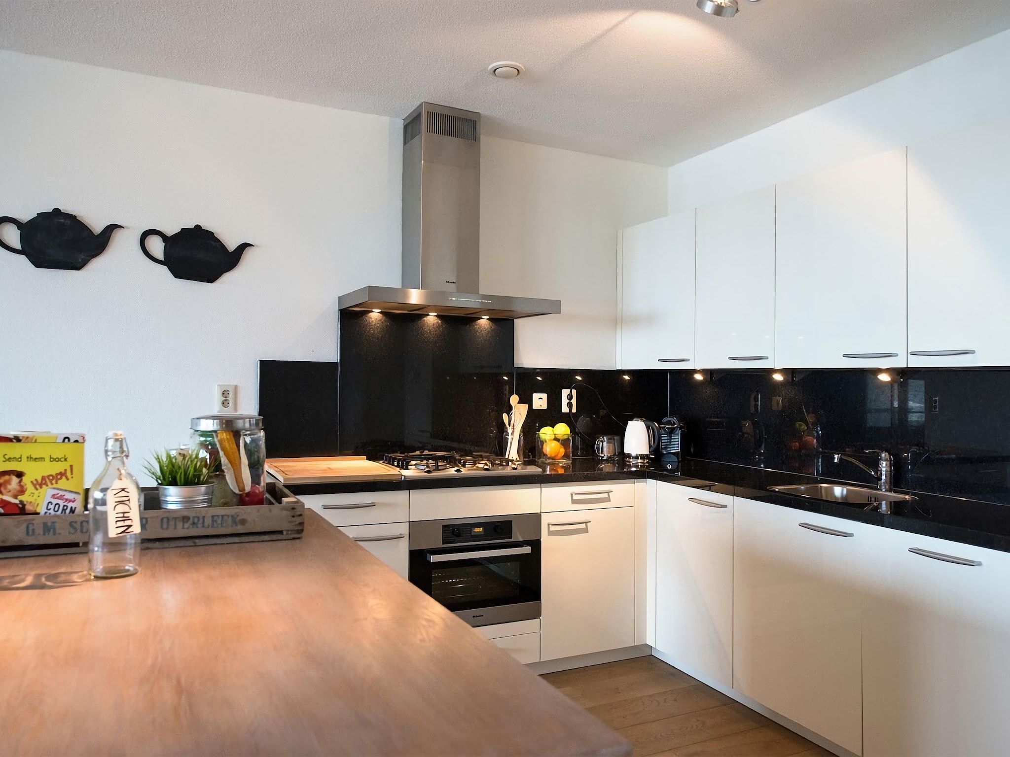 De keuken van Scheveningen Harbour 22B in Den Haag