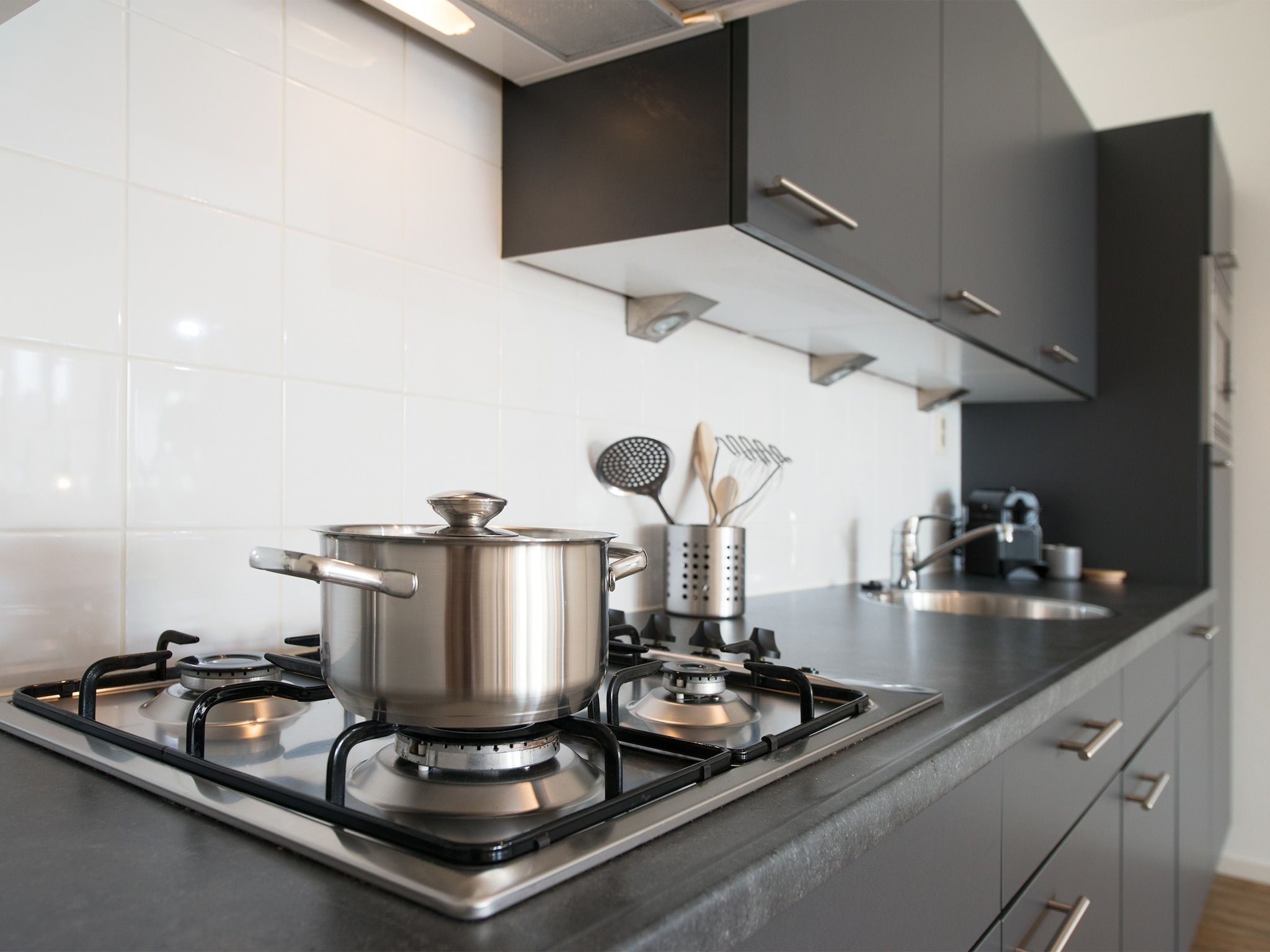 De keuken van Scheveningen Harbour 48A in Den Haag