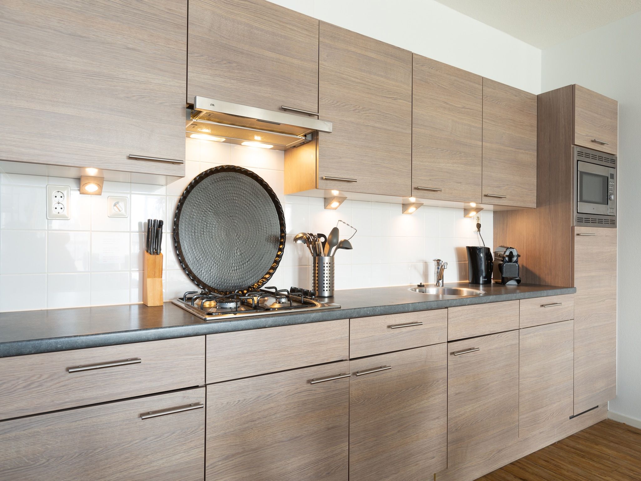 De keuken van Scheveningen Harbour 50A in Den Haag