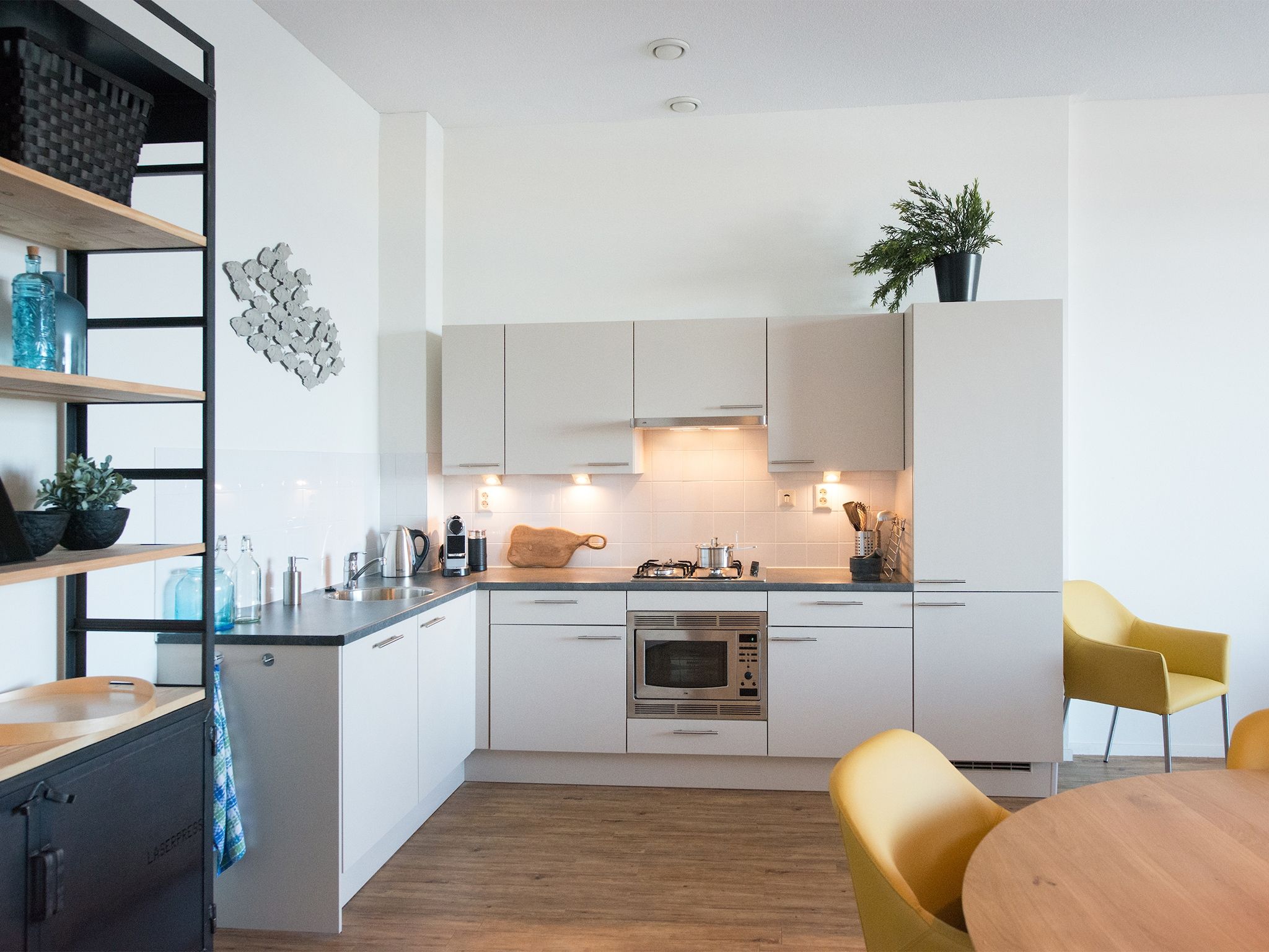 De keuken van Scheveningen Harbour 54 in Den Haag